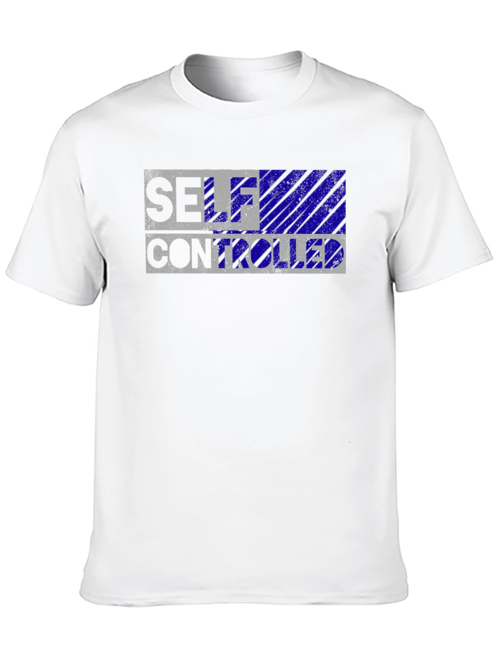 Self Controlled Black T-Shirt