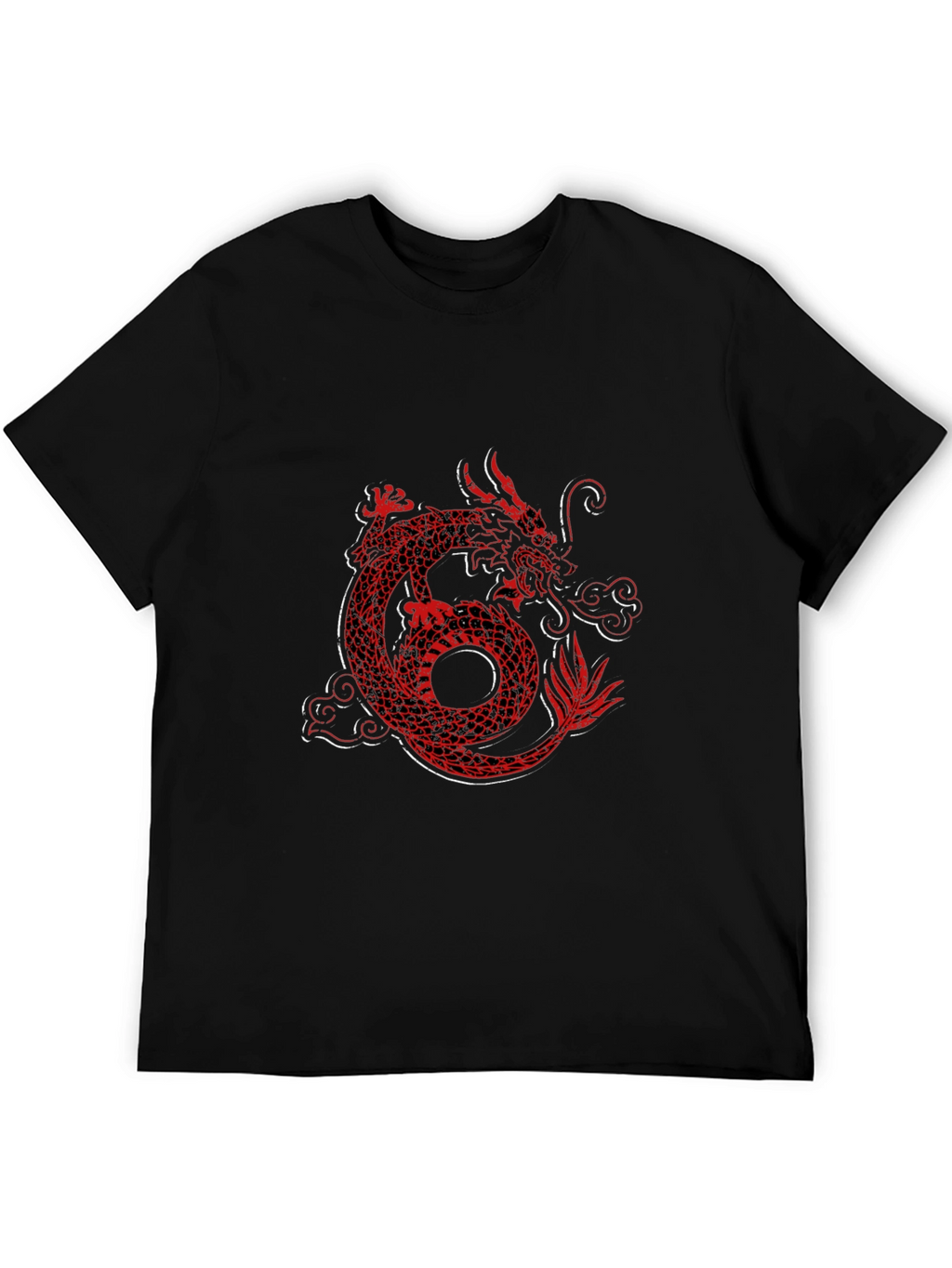 Dragon Graphic Tee - Red Dragon Design