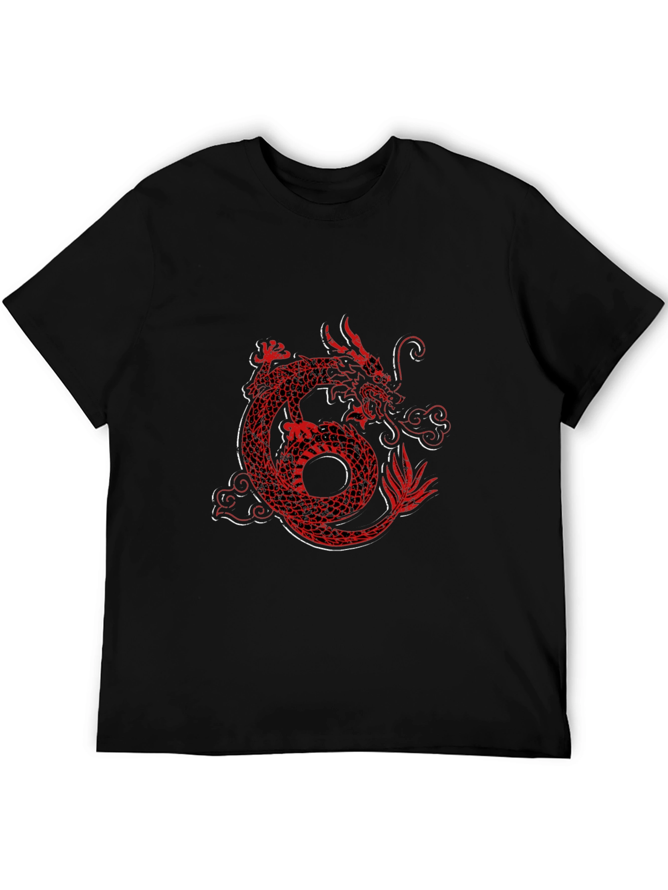 Dragon Graphic Tee - Red Dragon Design