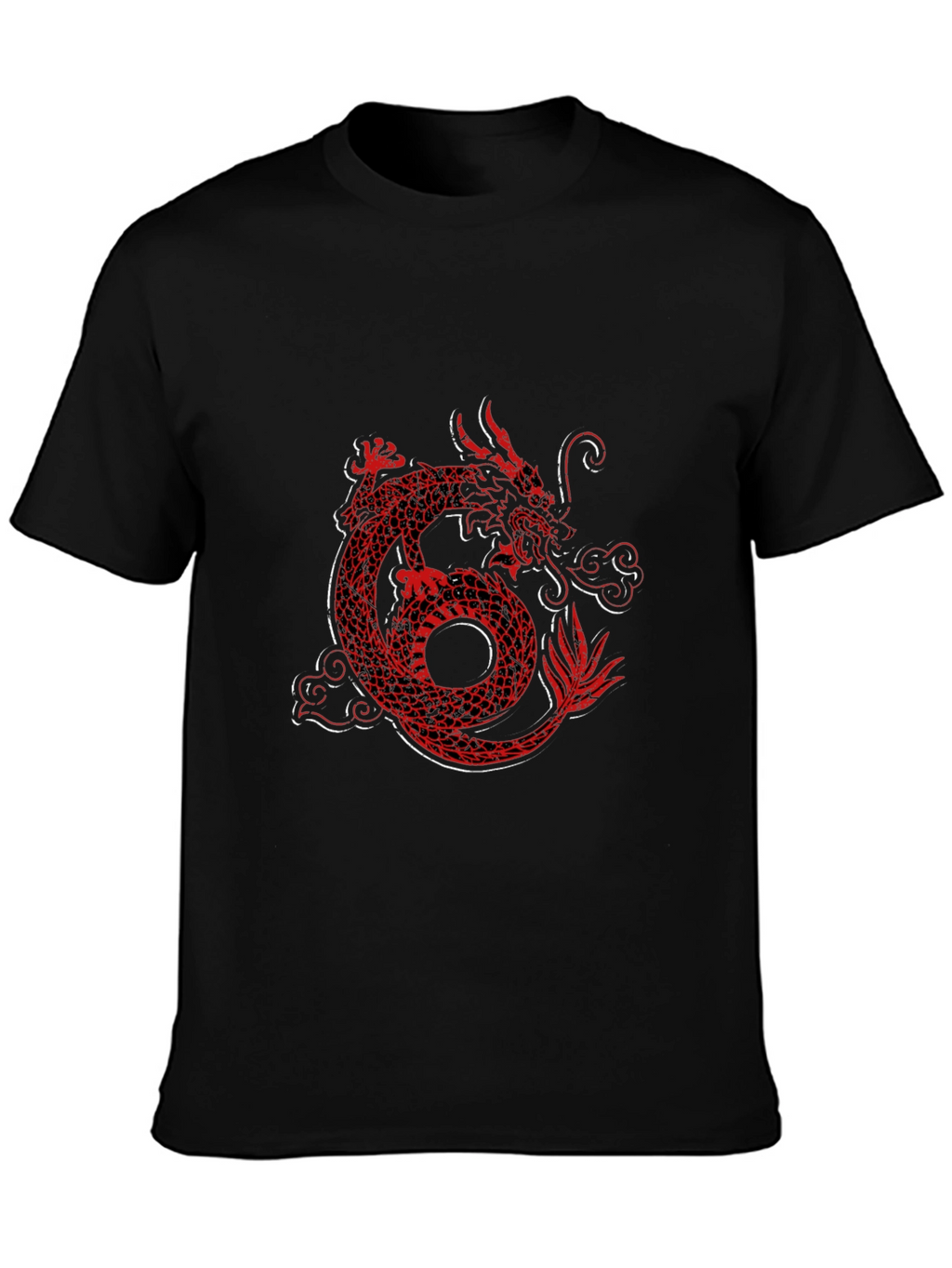 Dragon Graphic Tee - Red Dragon Design
