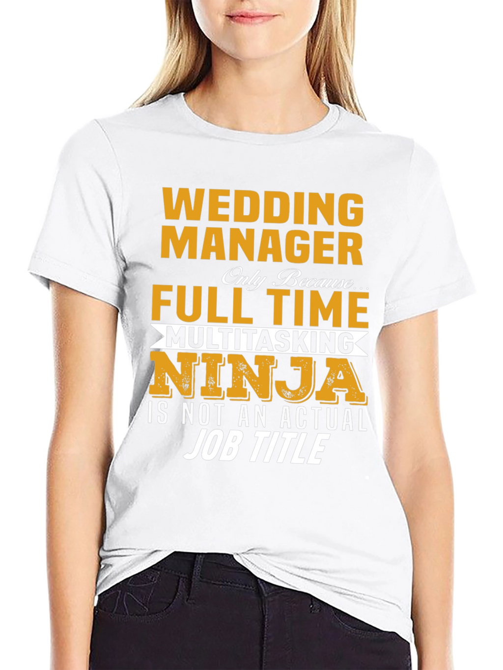 Wedding Manager Full Time Multitasking Ninja T-Shirt