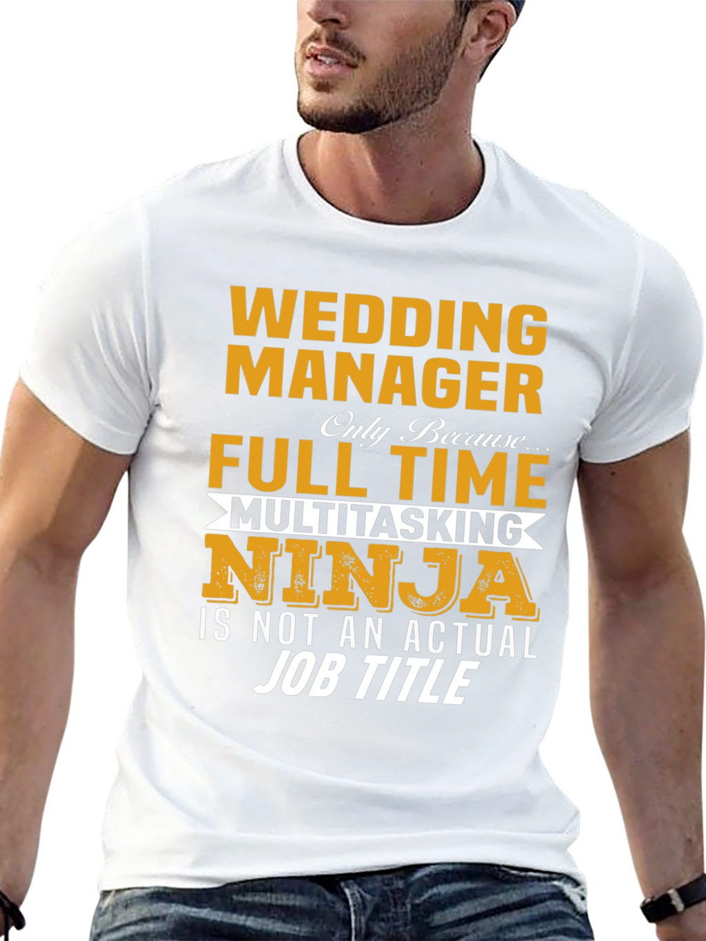 Wedding Manager Full Time Multitasking Ninja T-Shirt