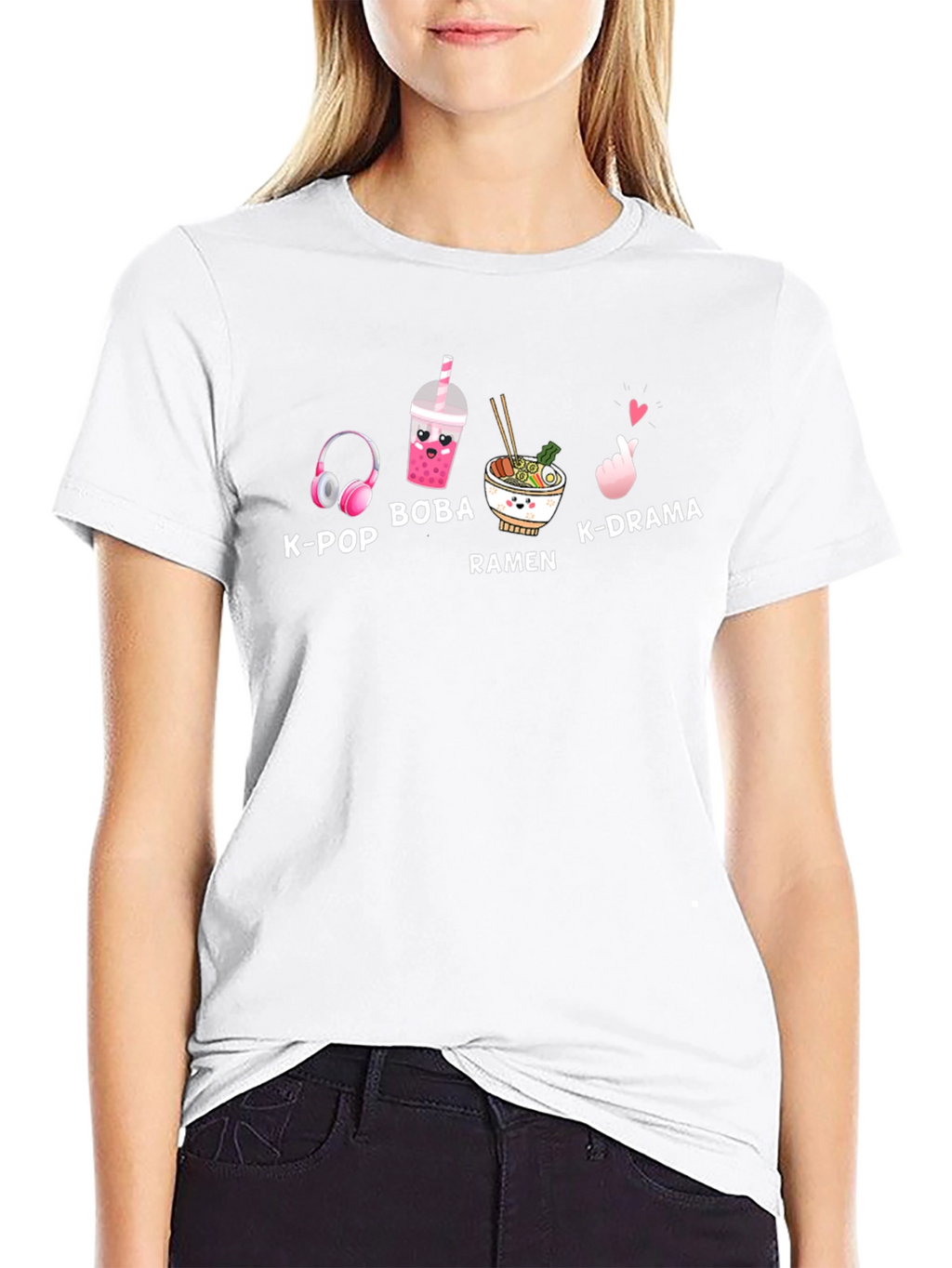 K-Pop Boba Ramen K-Drama T-Shirt