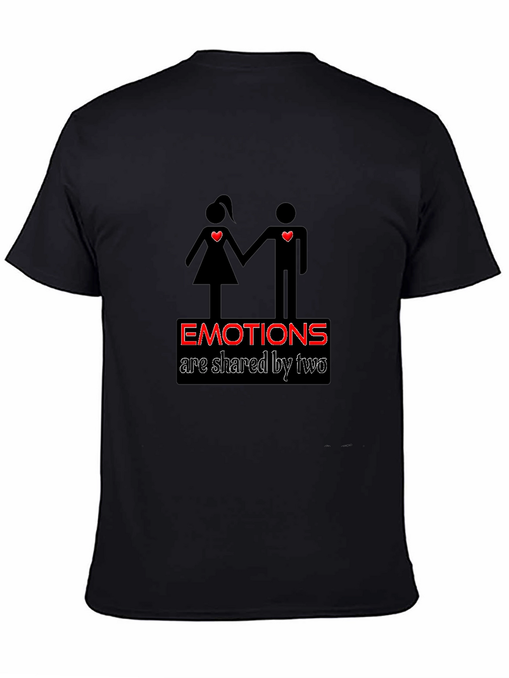 Emotions Shared T-Shirt - Black Graphic Tee
