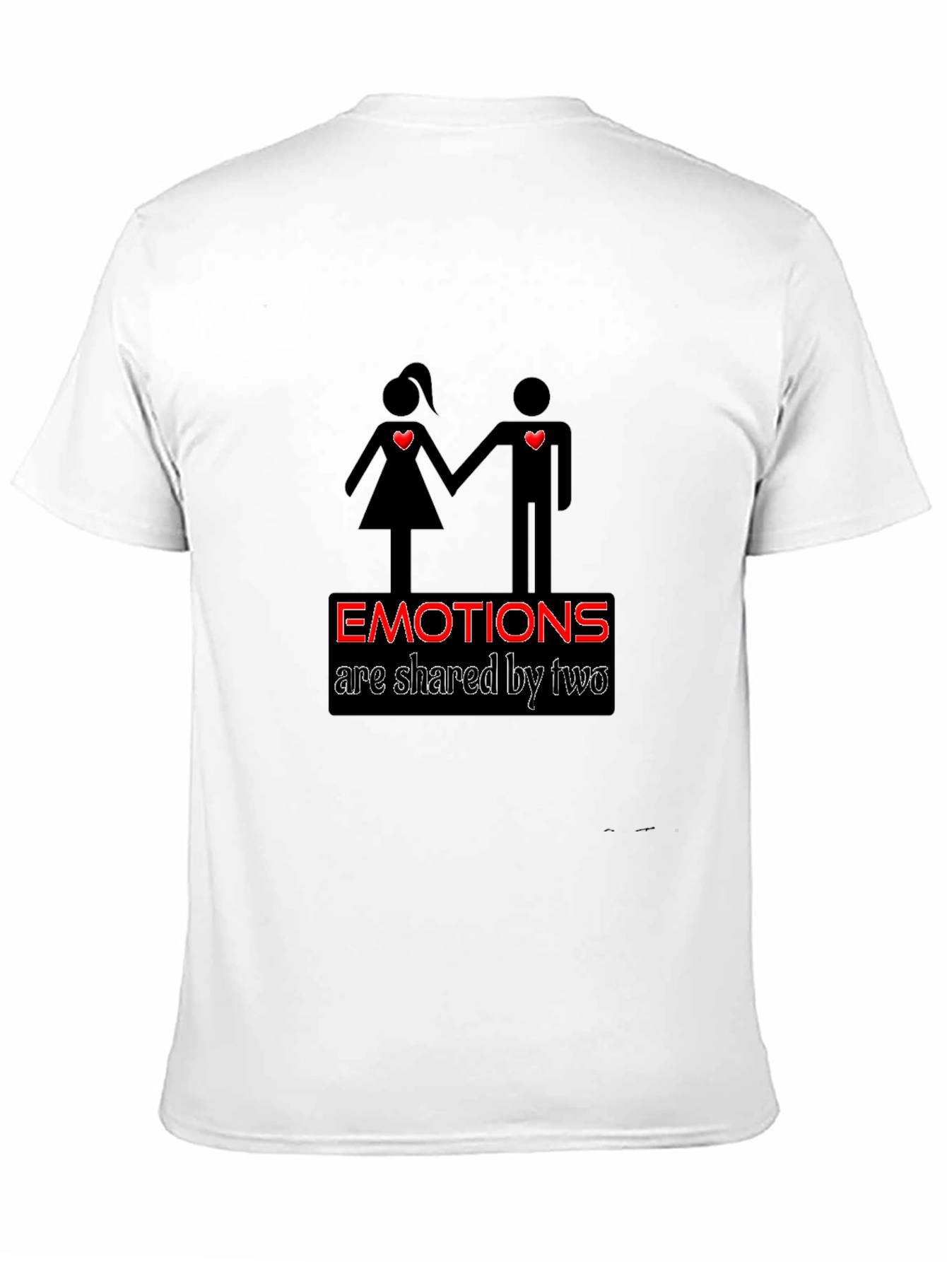 Emotions Shared T-Shirt - Black Graphic Tee