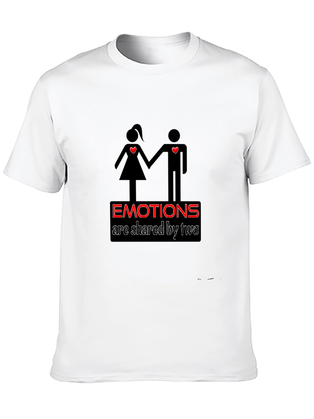 Emotions Shared T-Shirt - Black Graphic Tee