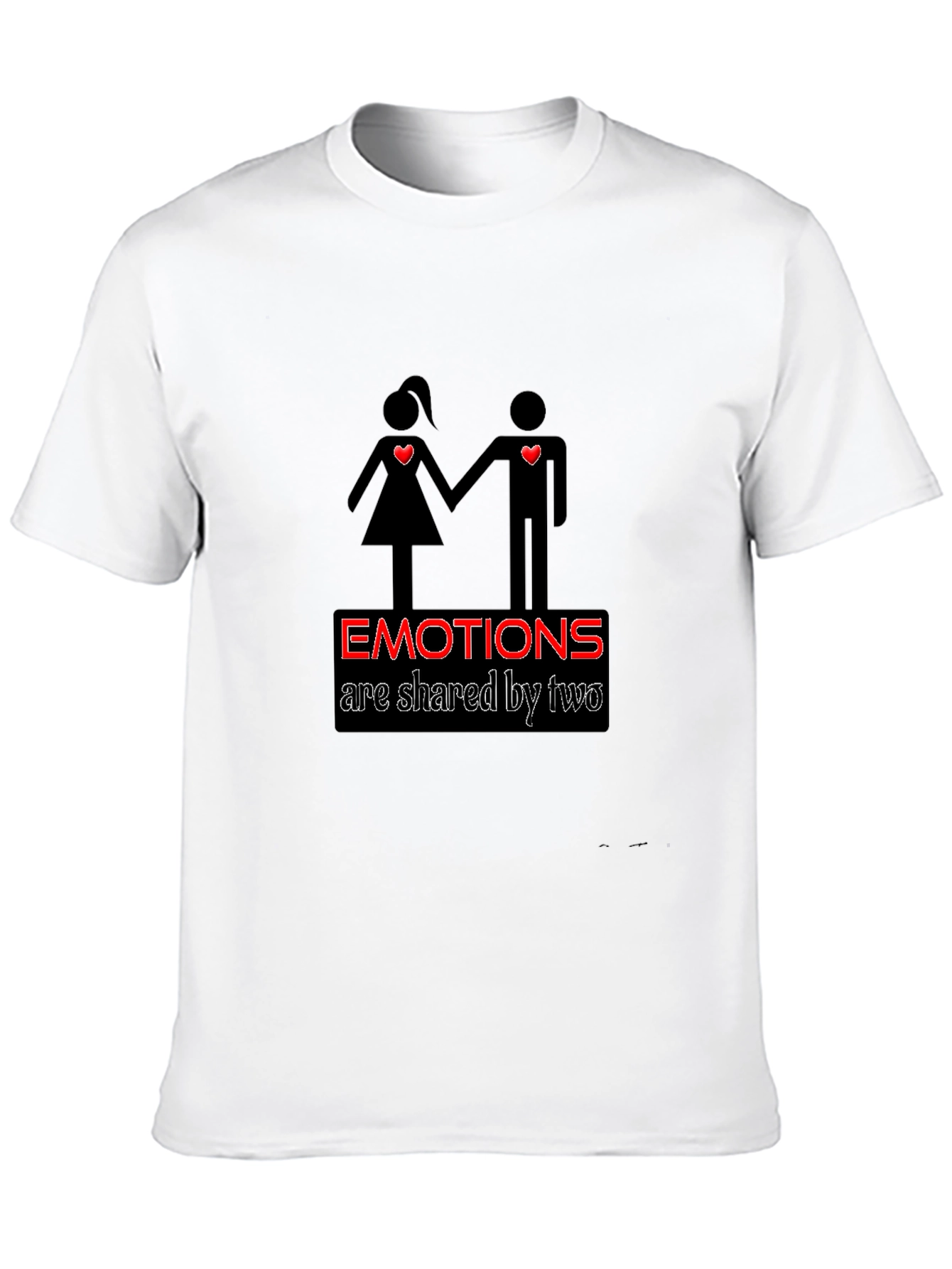 Emotions Shared T-Shirt - Black Graphic Tee