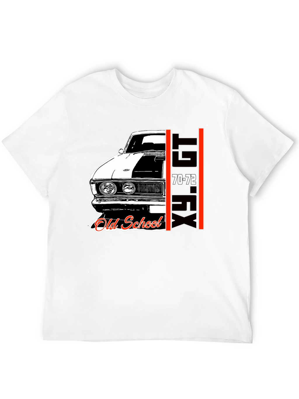 Old School Car Graphic Tee