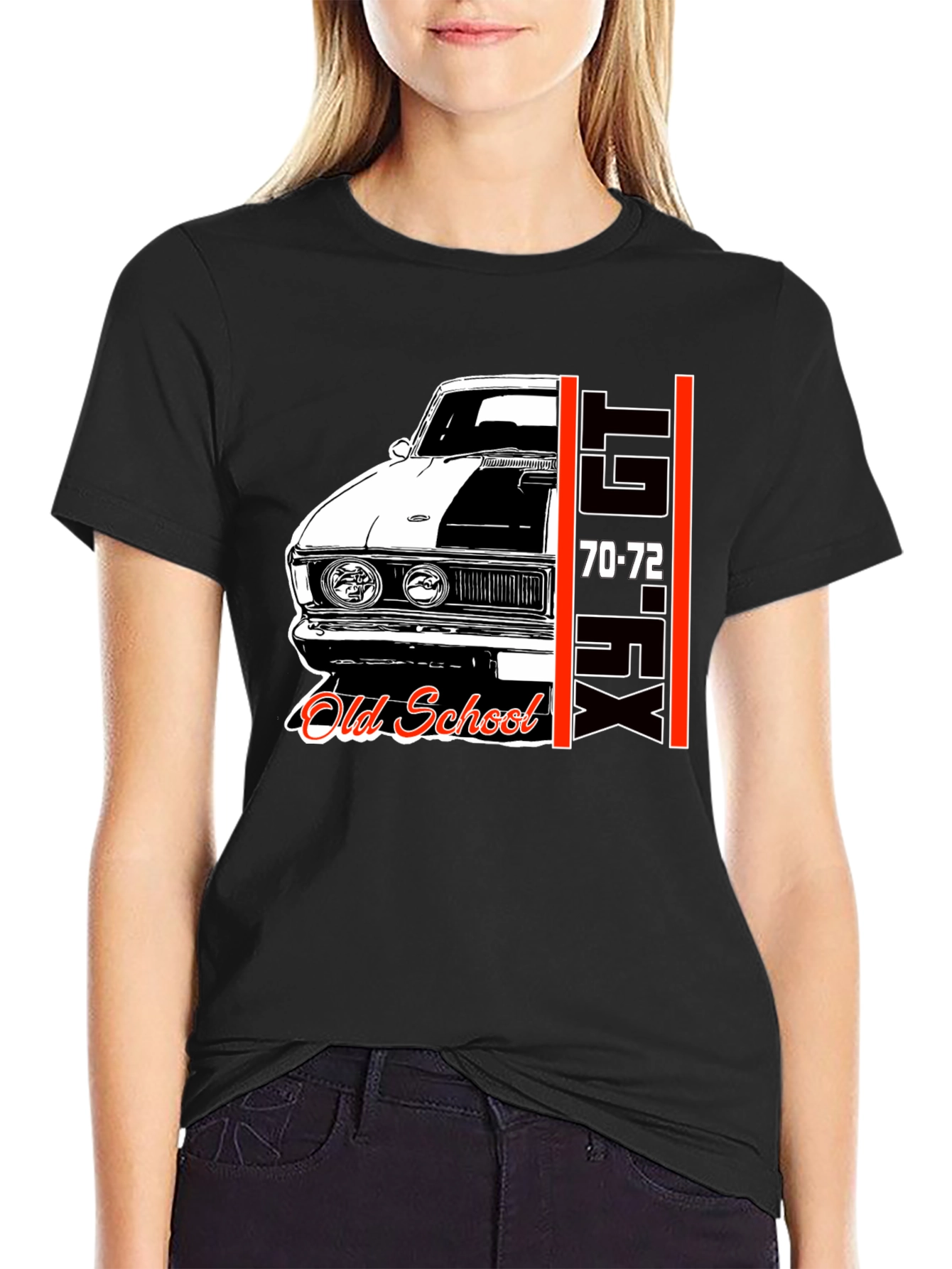 Old School Car Graphic Tee