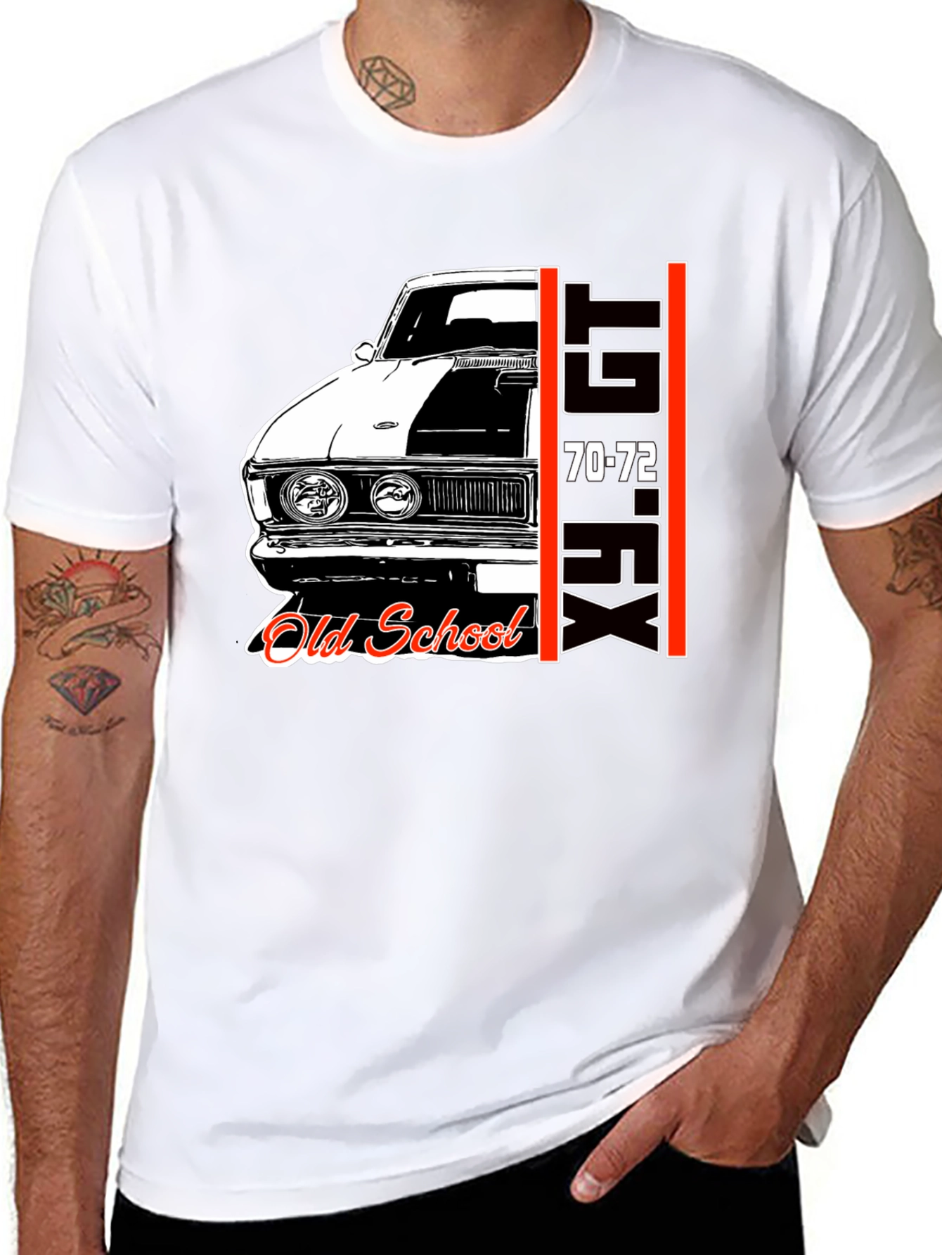 Old School Car Graphic Tee