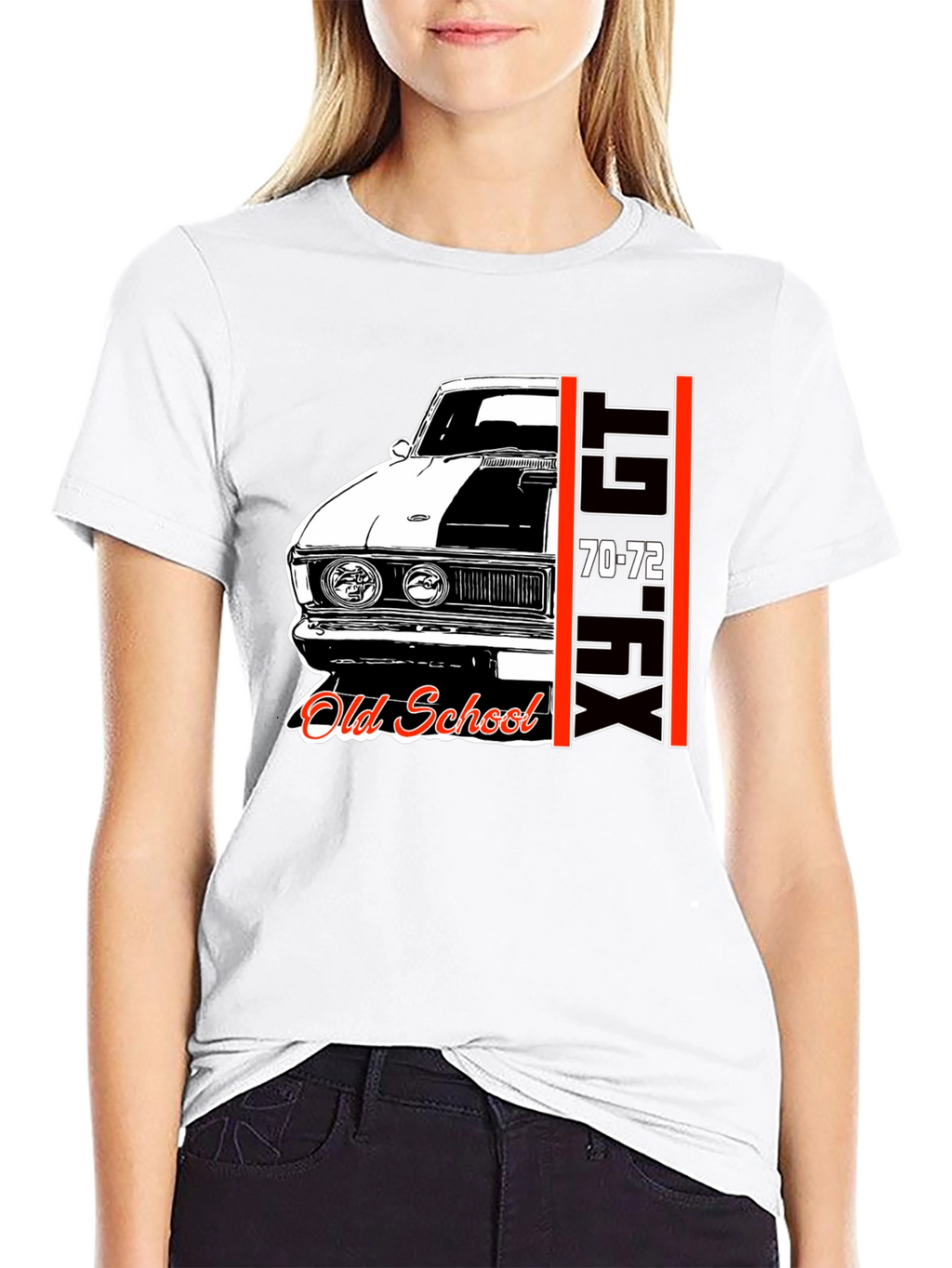Old School Car Graphic Tee