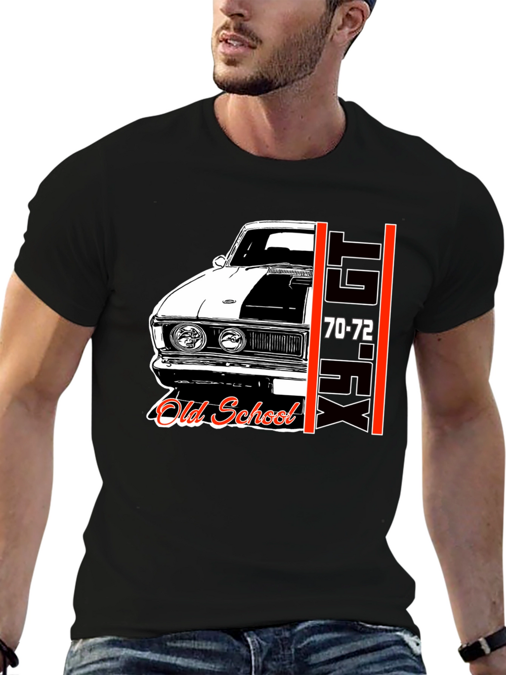 Old School Car Graphic Tee