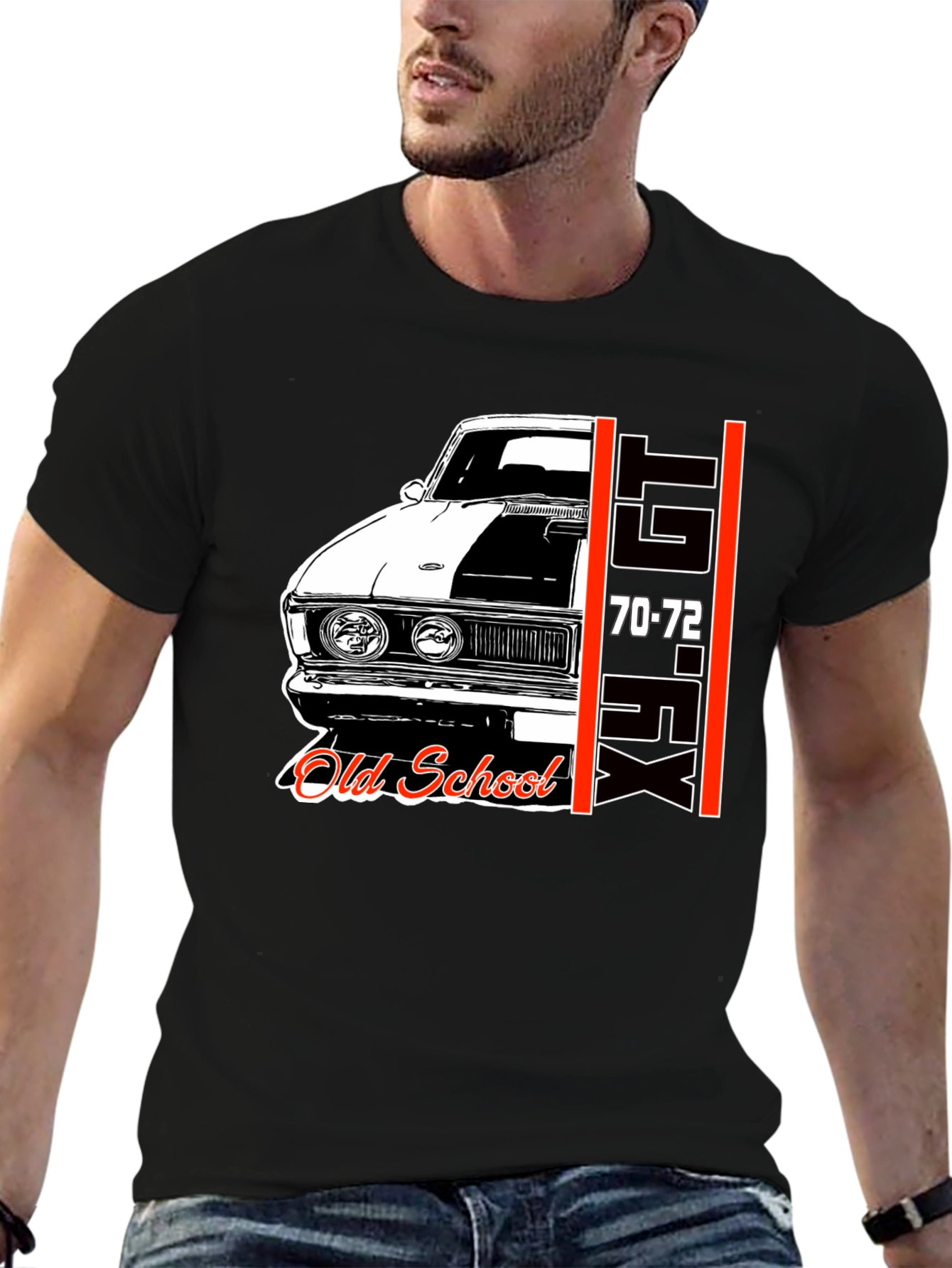 Old School Car Graphic Tee