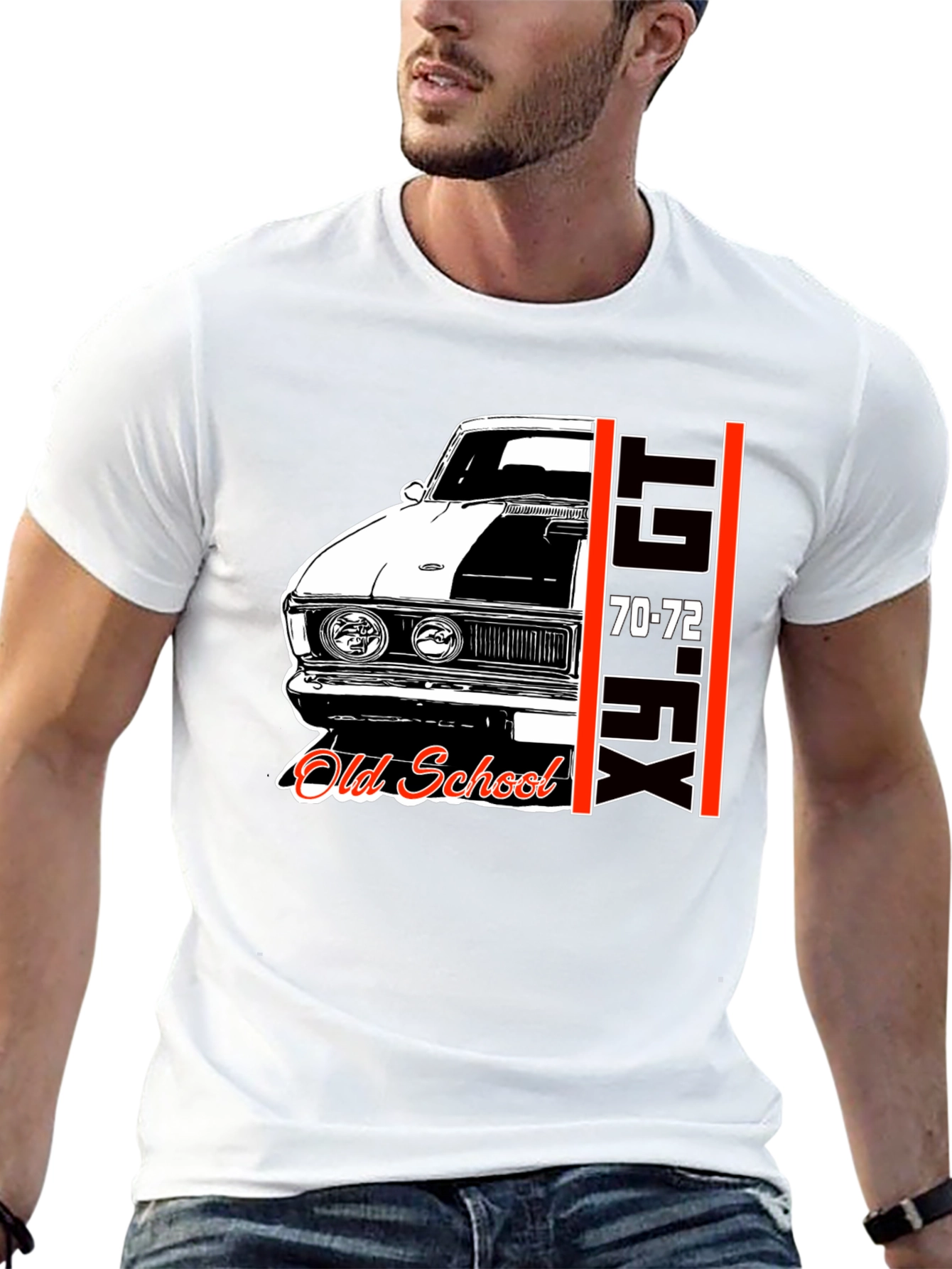 Old School Car Graphic Tee