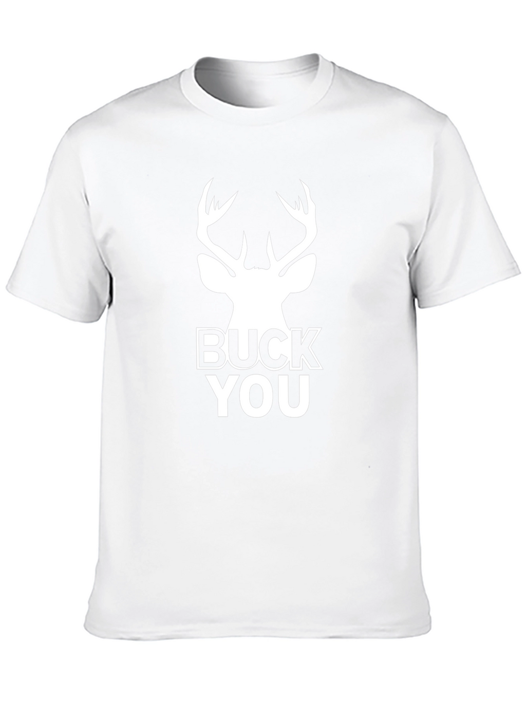 Buck You Deer Graphic Black T-Shirt