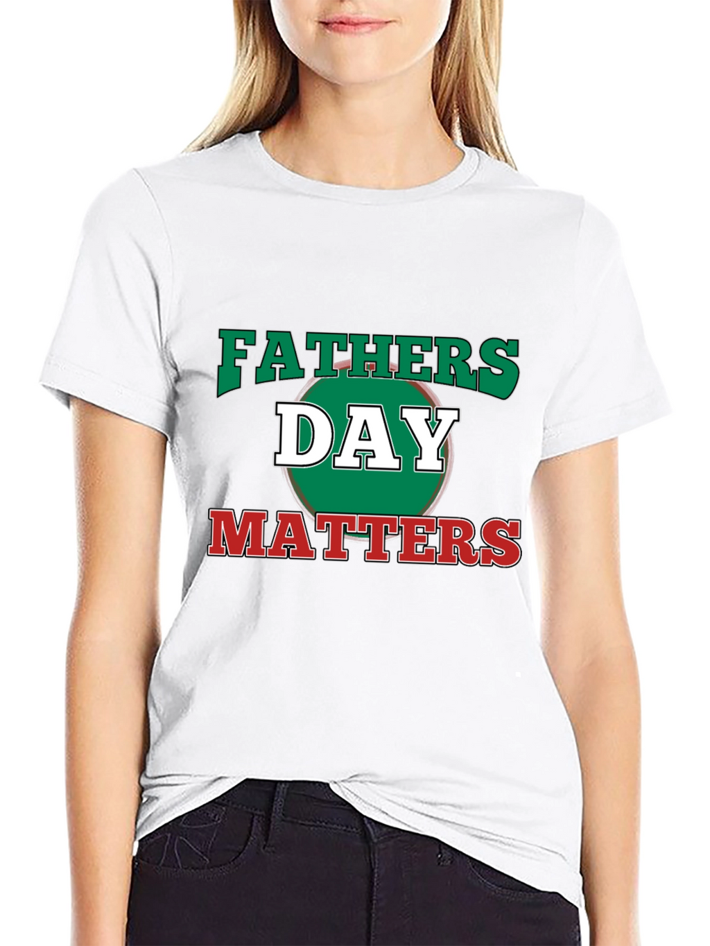 Fathers Day Matters Graphic Tee - Black Casual T-Shirt