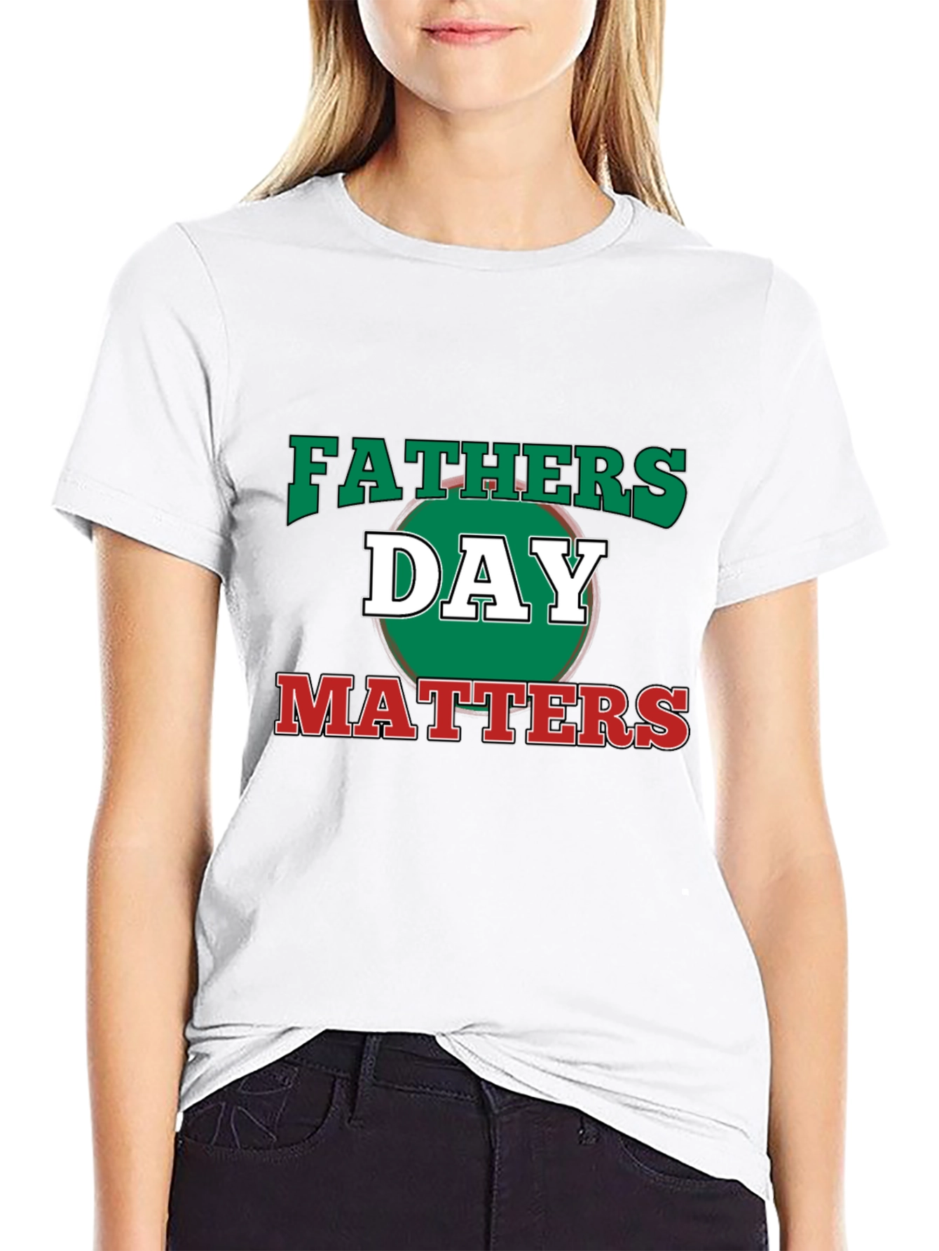 Fathers Day Matters Graphic Tee - Black Casual T-Shirt