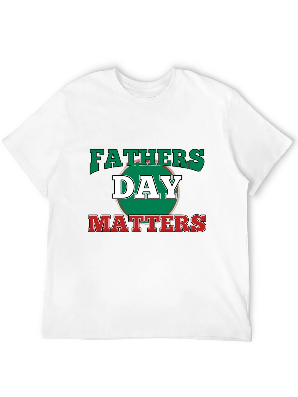Fathers Day Matters Graphic Tee - Black Casual T-Shirt