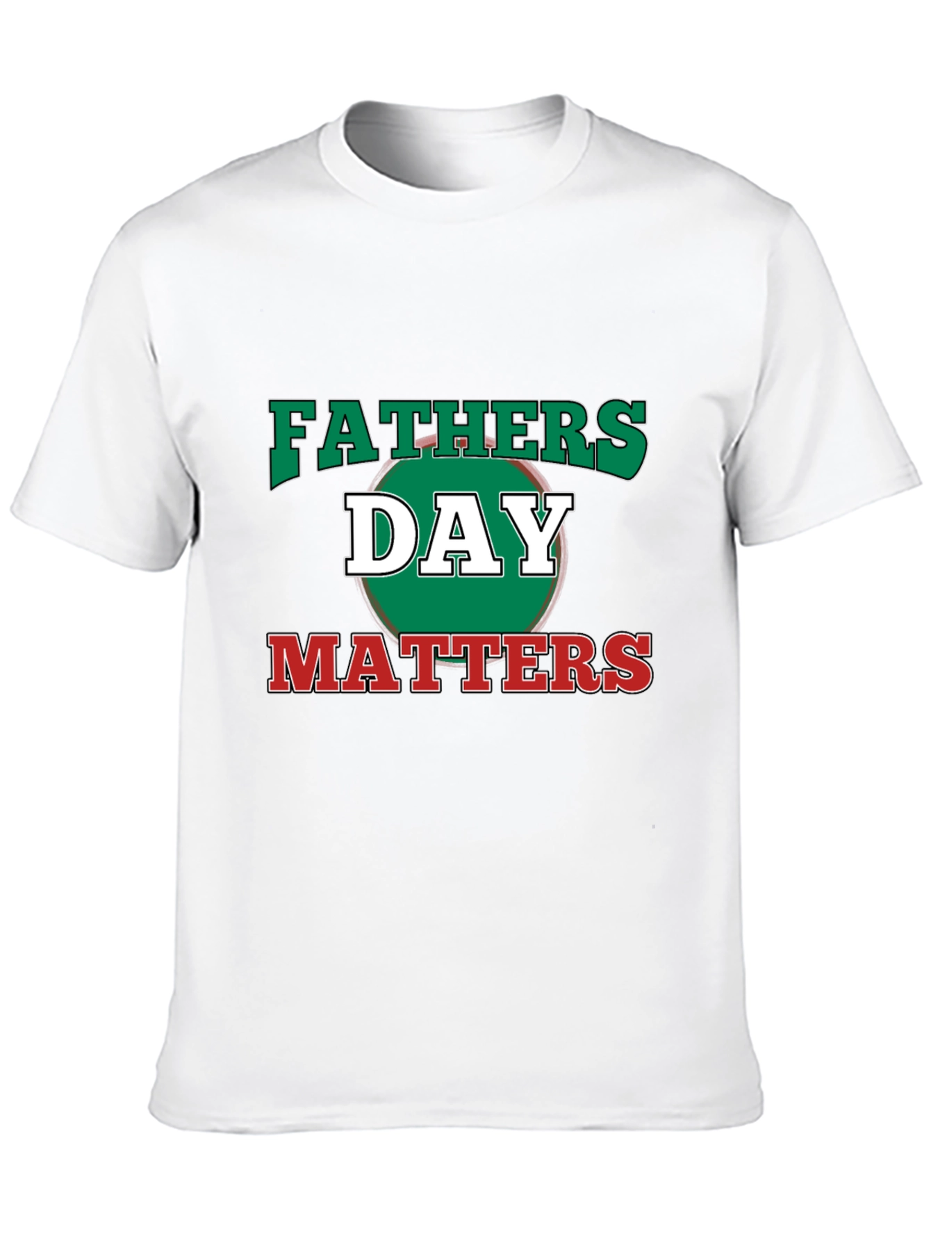 Fathers Day Matters Graphic Tee - Black Casual T-Shirt