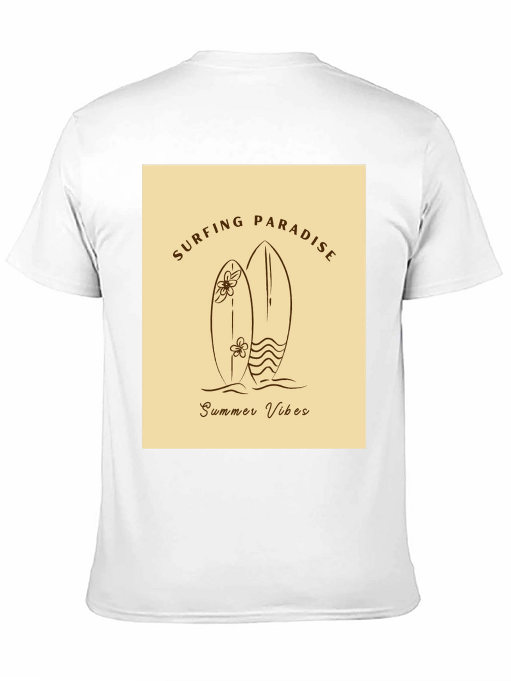 Surfing Paradise Summer Vibes Graphic Tee