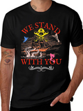 Pirate Graphic T-Shirt - We Stand With You