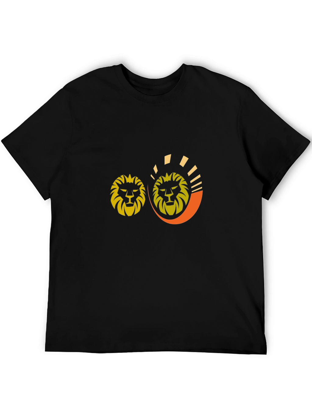 Lion Graphic Tee - Stylish Black T-Shirt