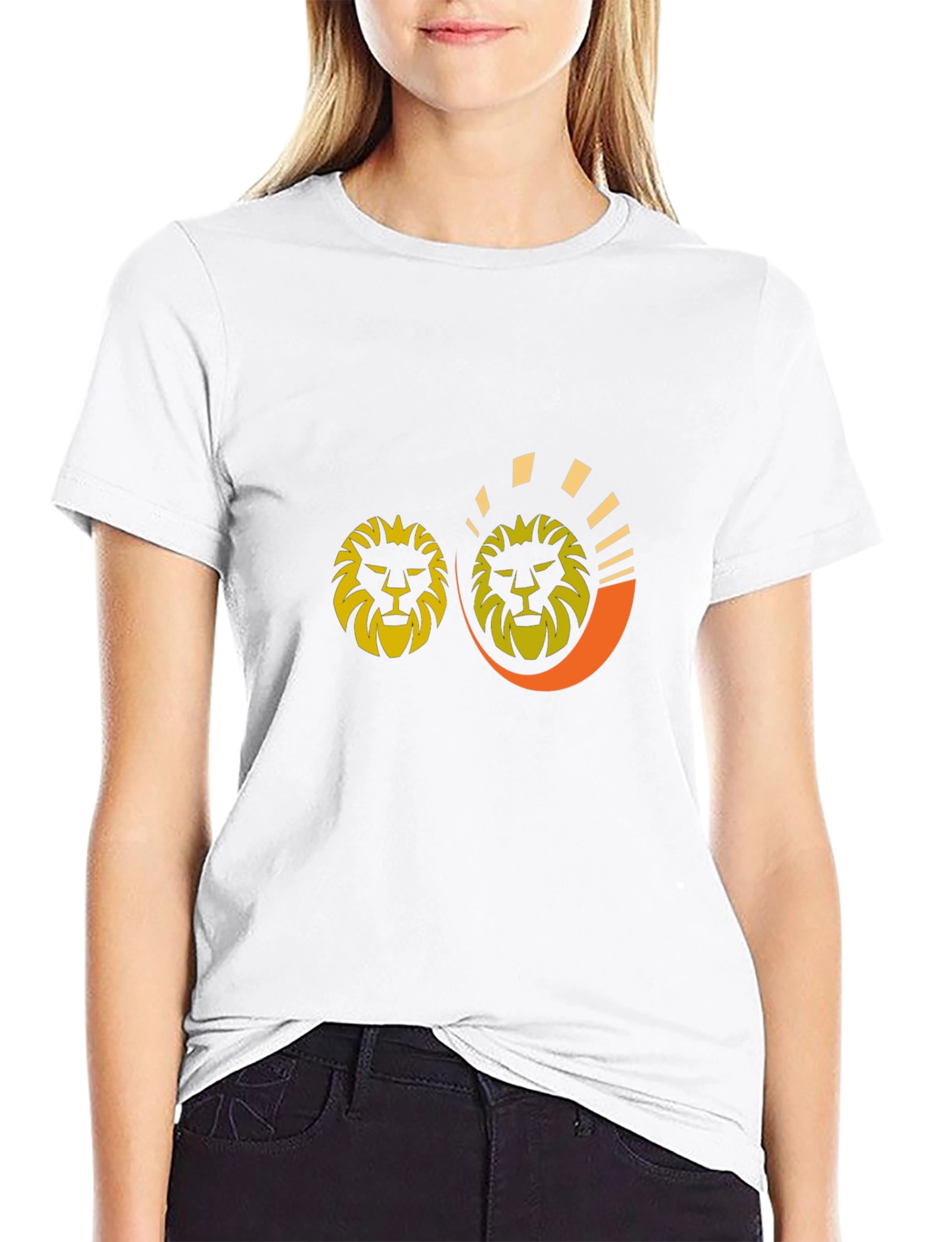 Lion Graphic Tee - Stylish Black T-Shirt