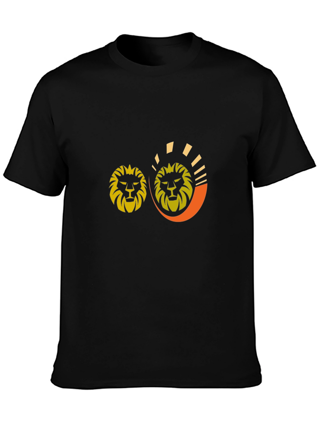 Lion Graphic Tee - Stylish Black T-Shirt