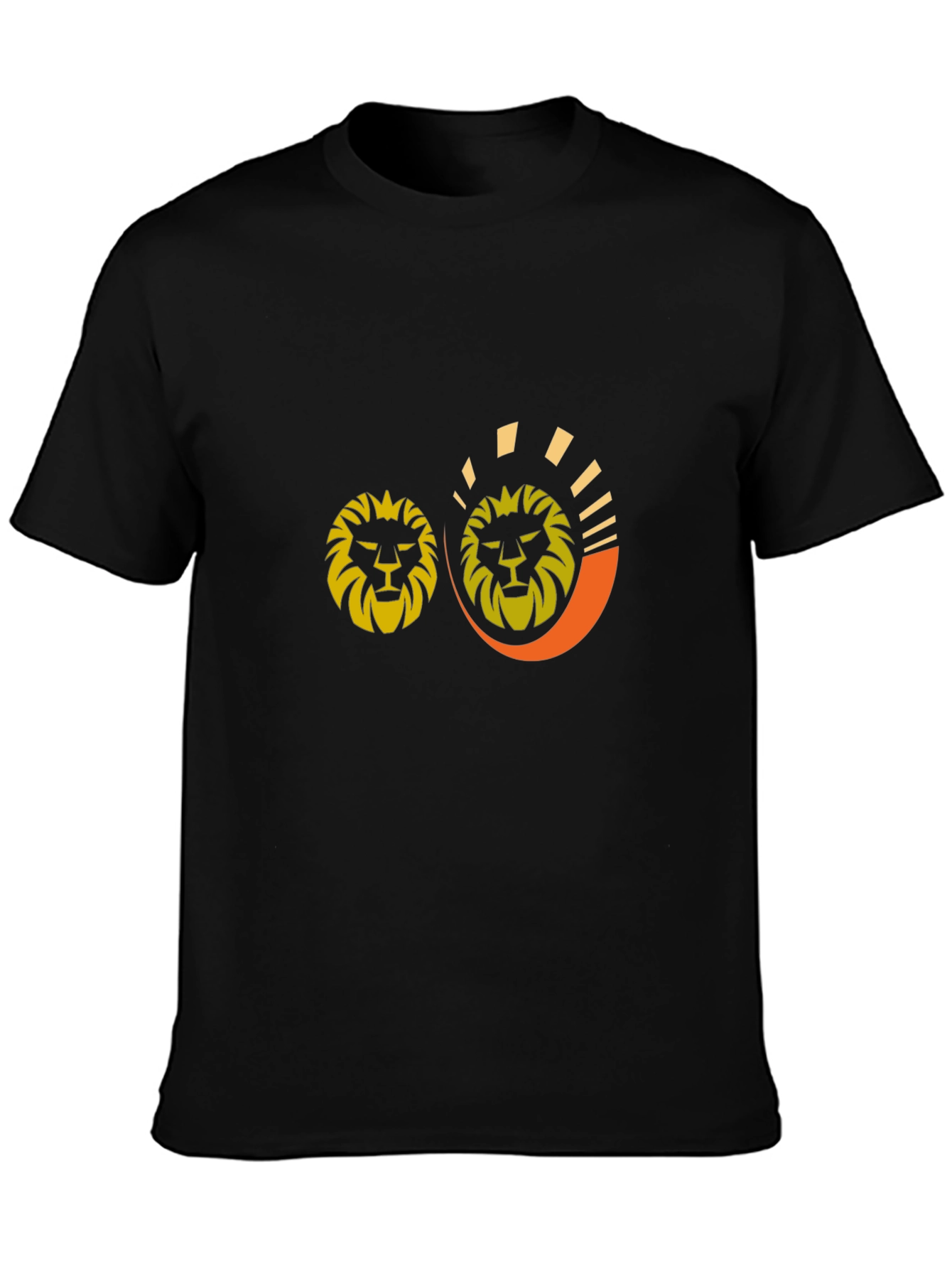 Lion Graphic Tee - Stylish Black T-Shirt