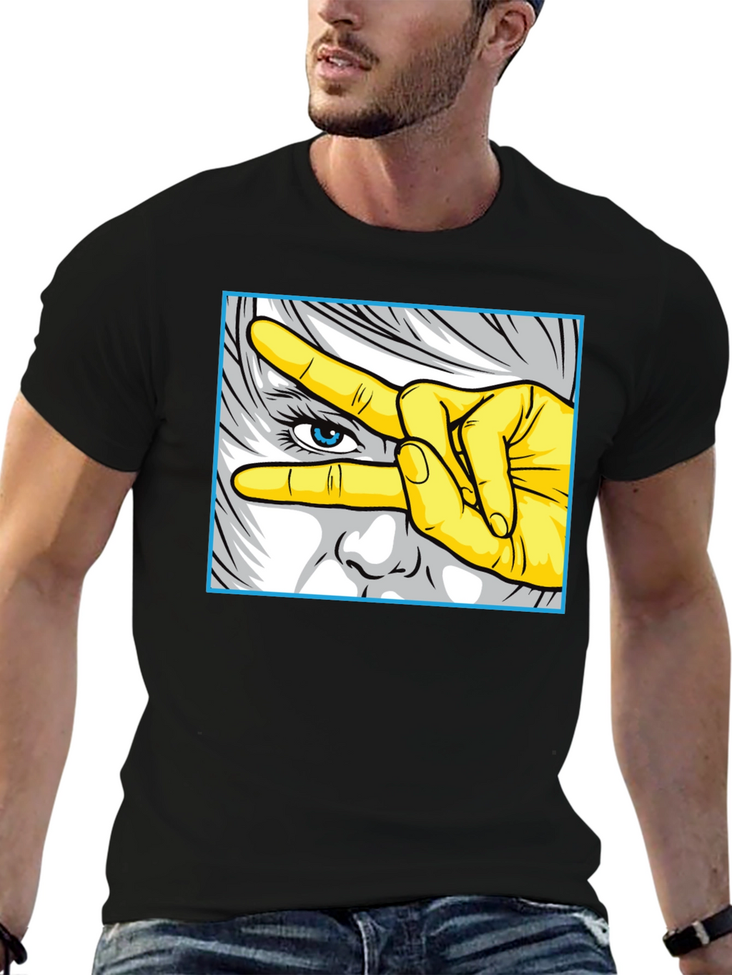 Cool Graphic Tee - Eye See You Design