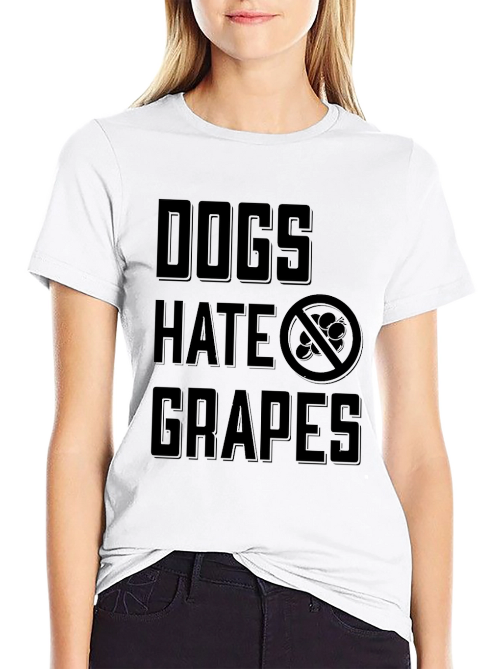Dogs Hate Grapes Graphic T-Shirt