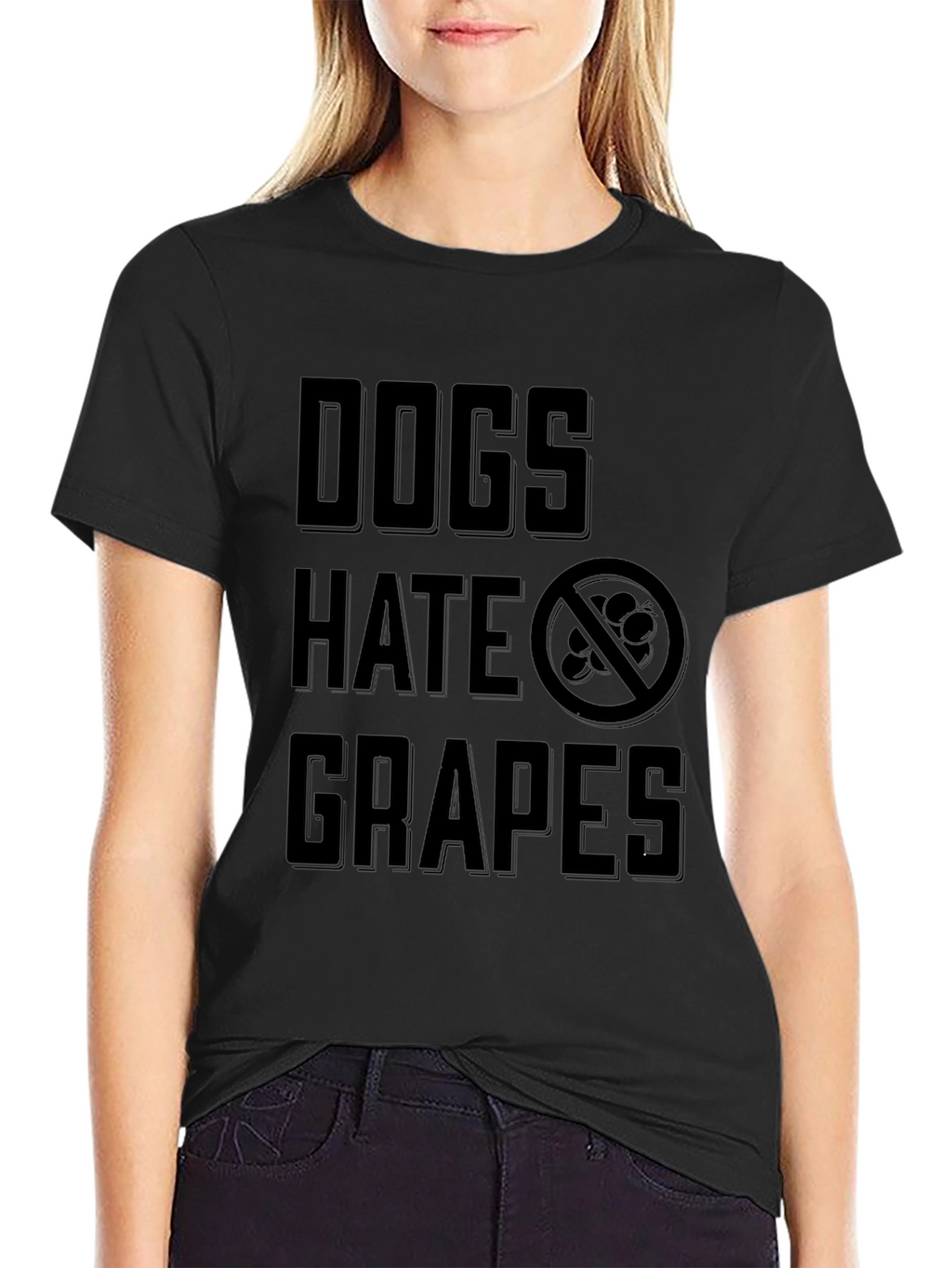 Dogs Hate Grapes Graphic T-Shirt
