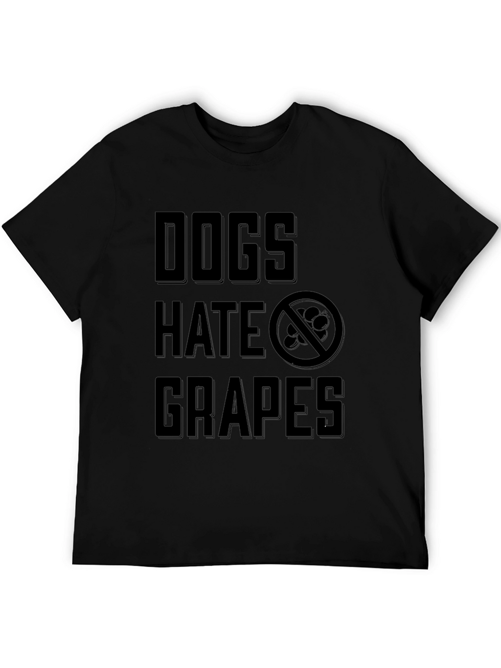 Dogs Hate Grapes Graphic T-Shirt