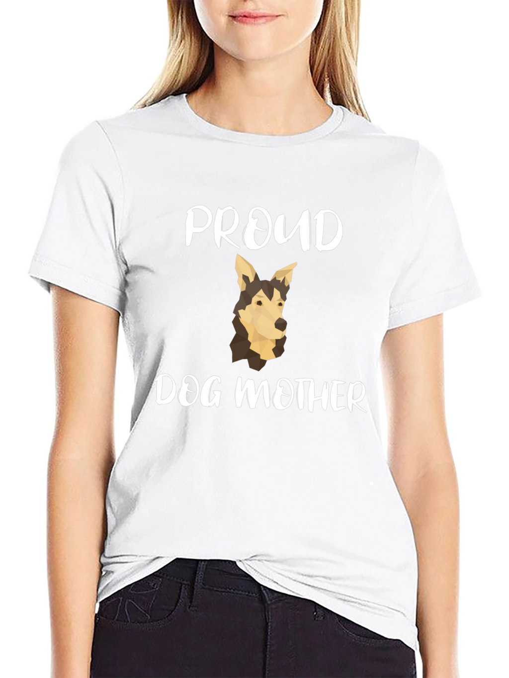 Proud Dog Mother T-Shirt -  Unisex Black Tee
