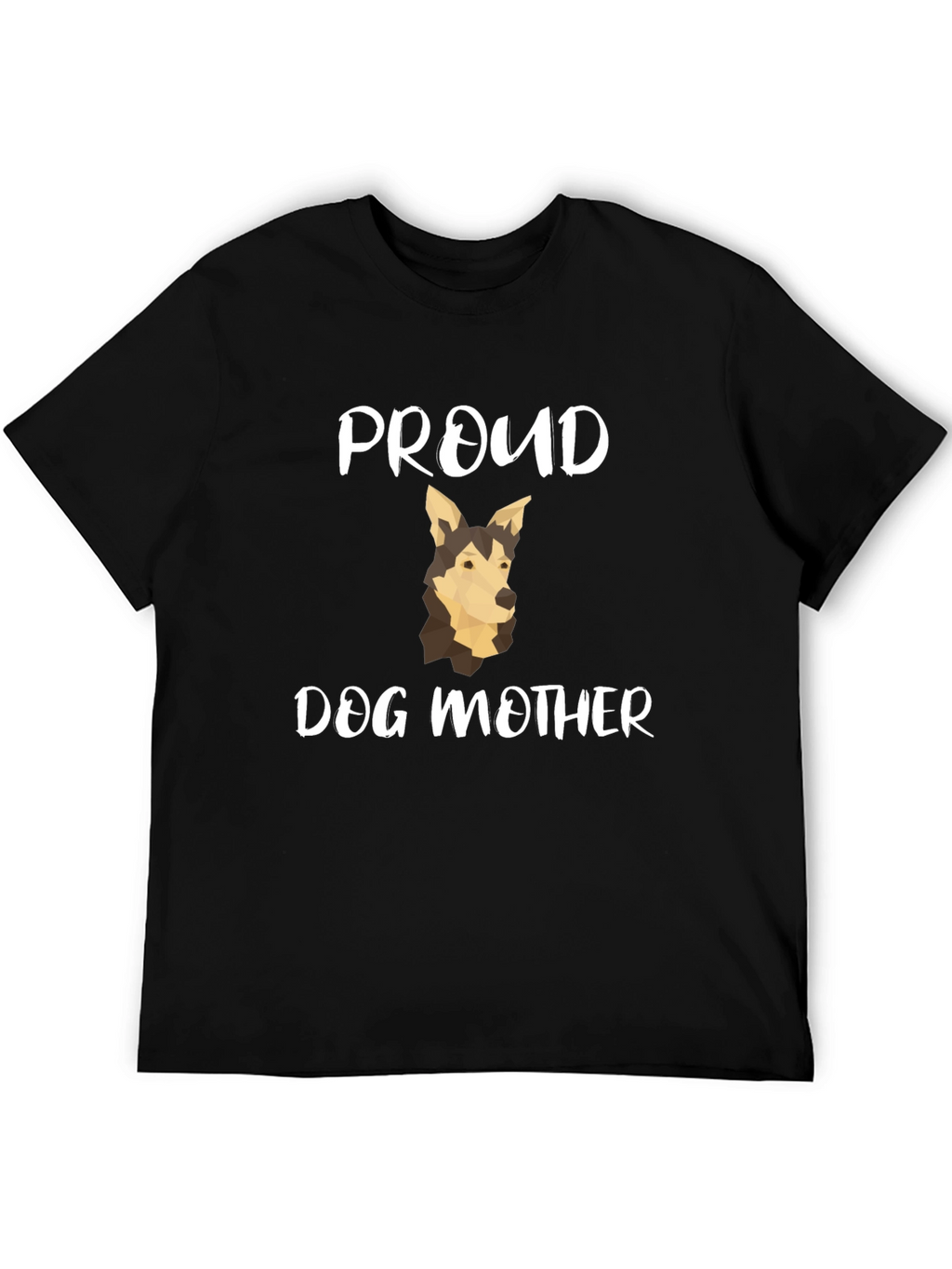 Proud Dog Mother T-Shirt -  Unisex Black Tee