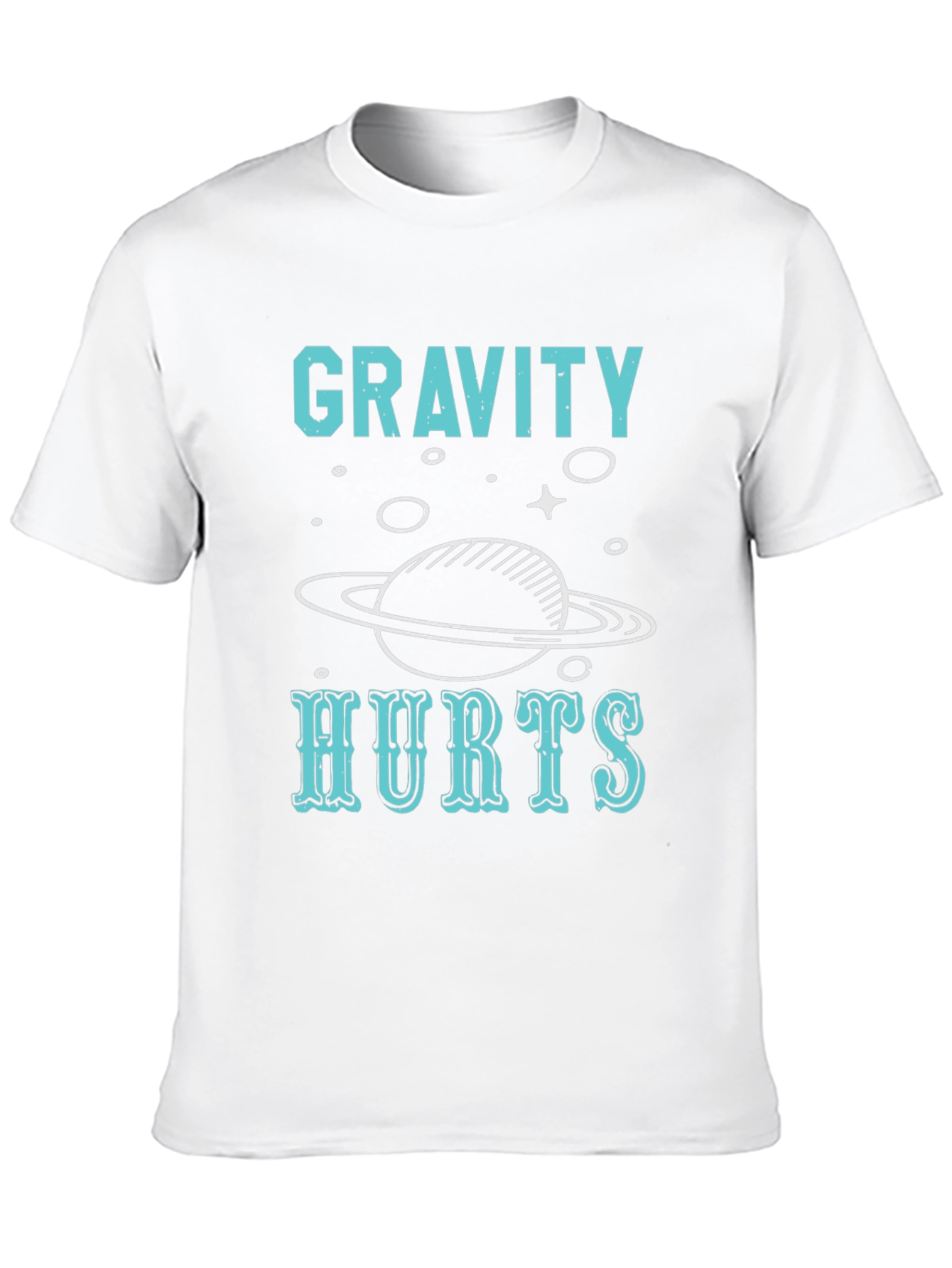 Gravity Hurts T-Shirt - Space Planet Tee