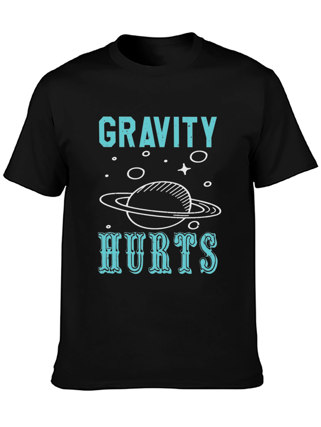 Gravity Hurts T-Shirt - Space Planet Tee