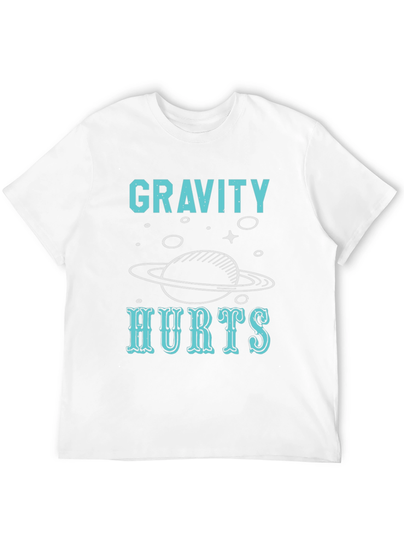Gravity Hurts T-Shirt - Space Planet Tee
