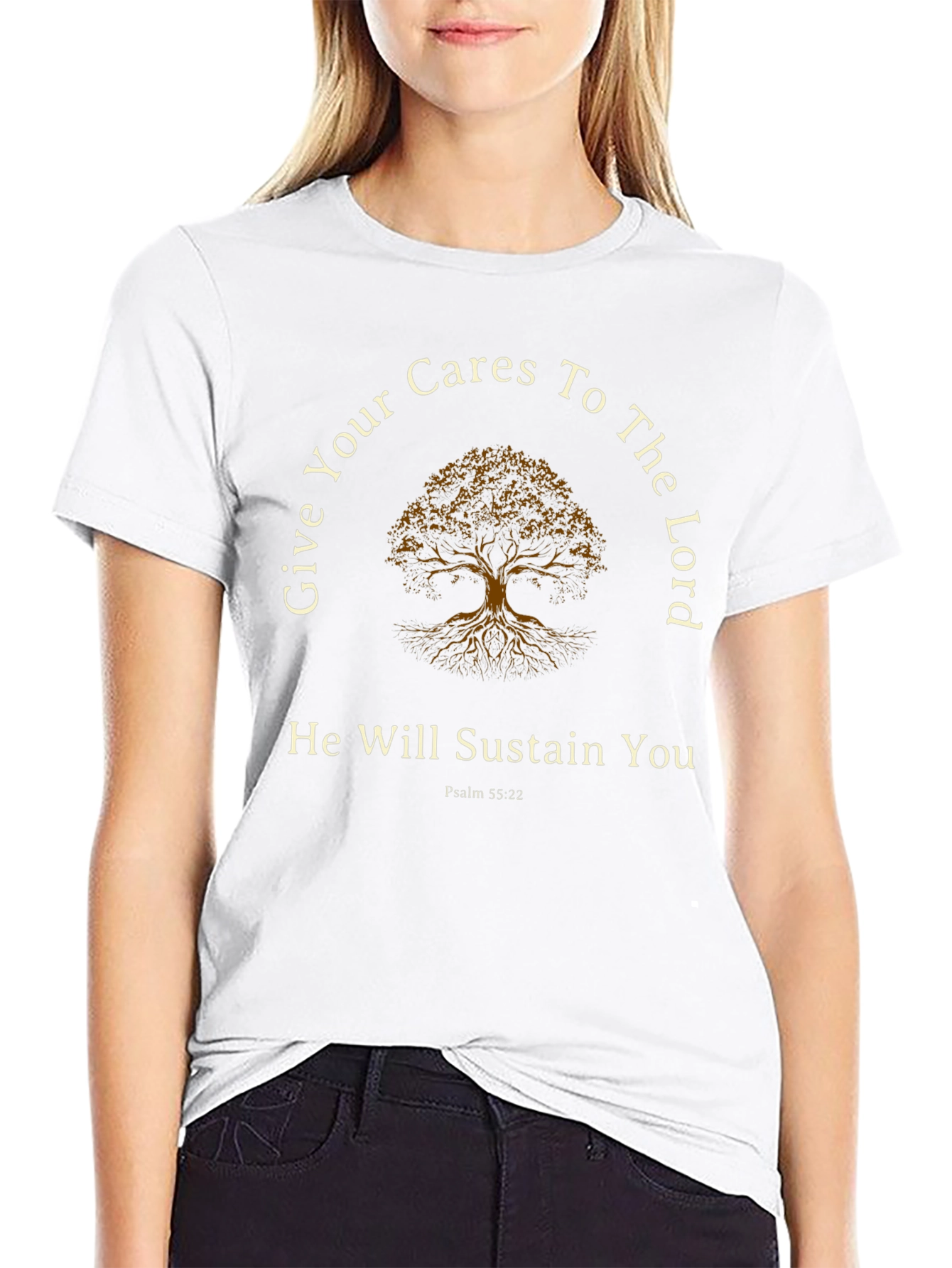 Give Your Cares Christian T-Shirt
