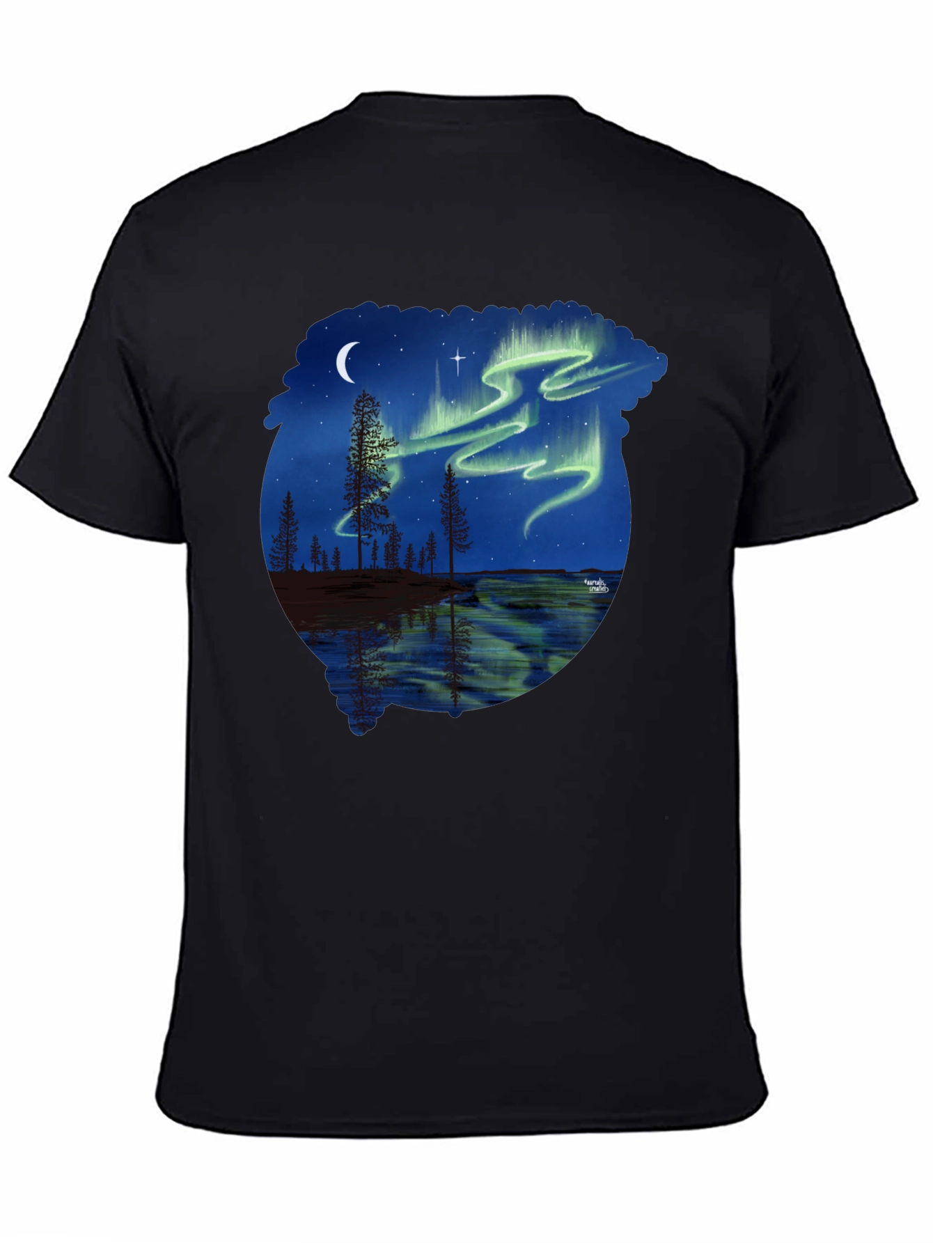 Aurora Borealis Graphic Tee - Nature Lovers T-Shirt