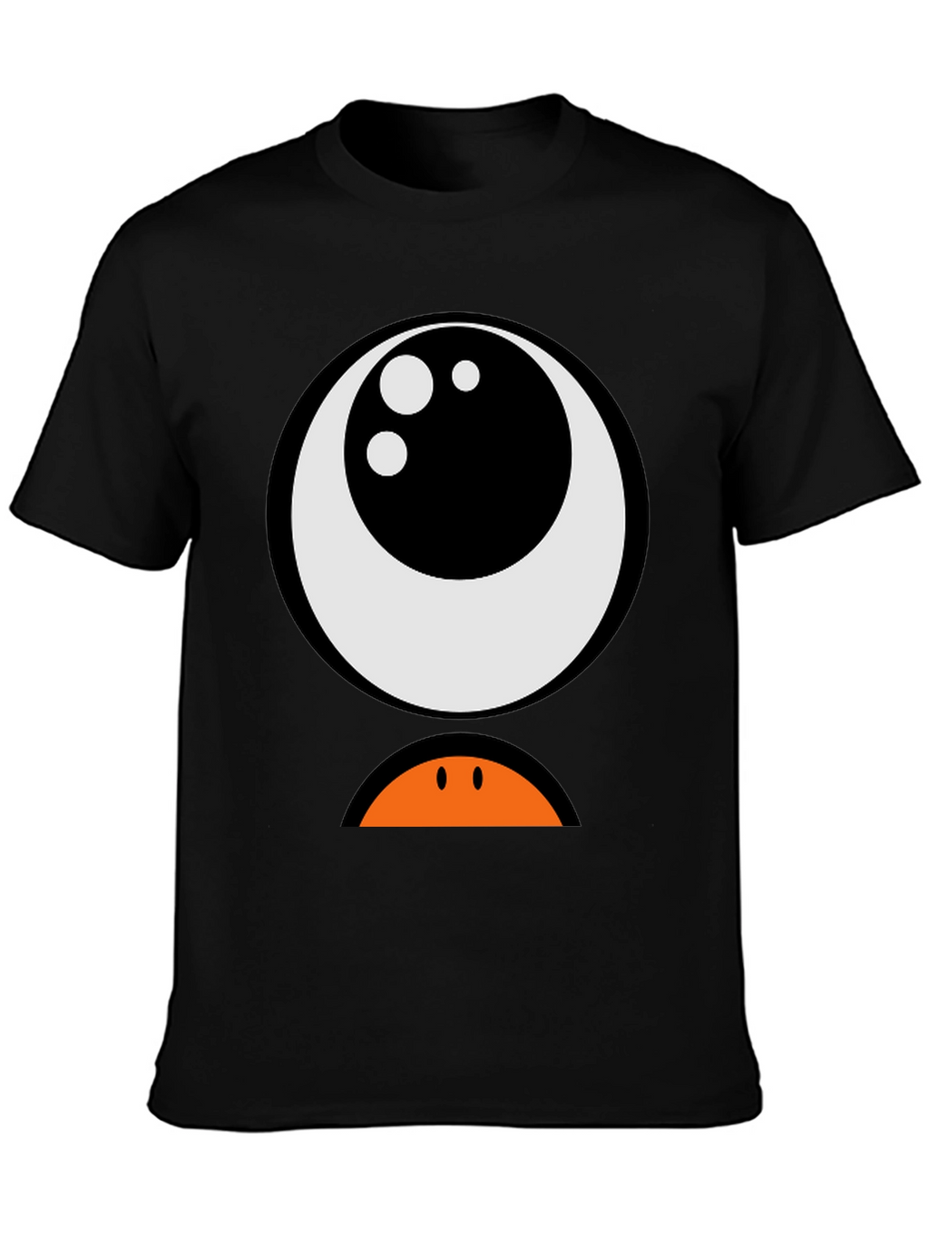 Cartoon Monster Eye Graphic T-Shirt