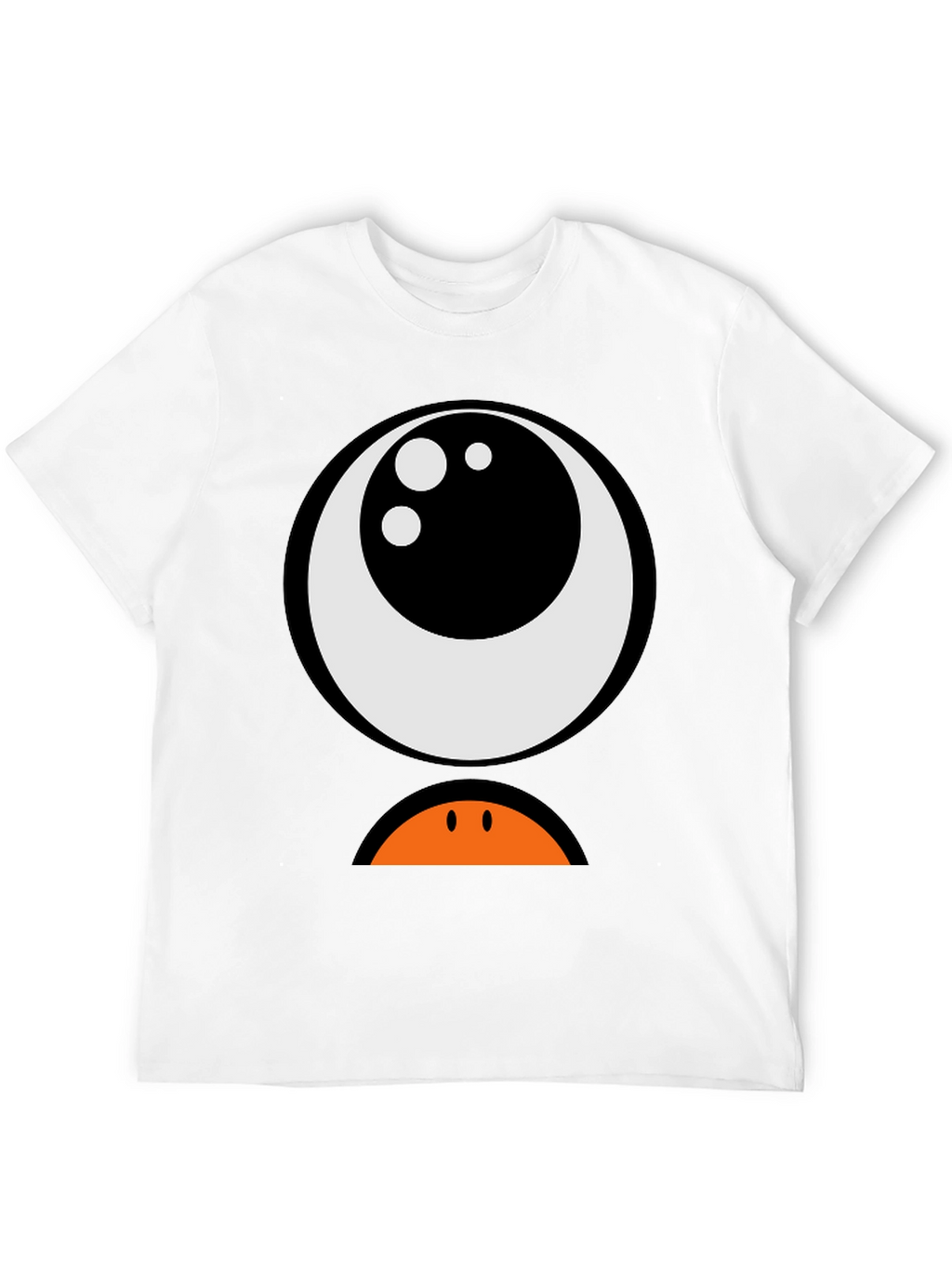 Cartoon Monster Eye Graphic T-Shirt