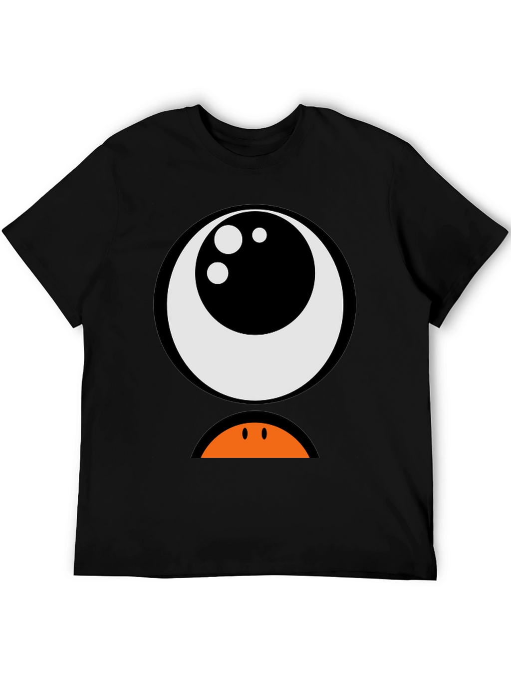Cartoon Monster Eye Graphic T-Shirt