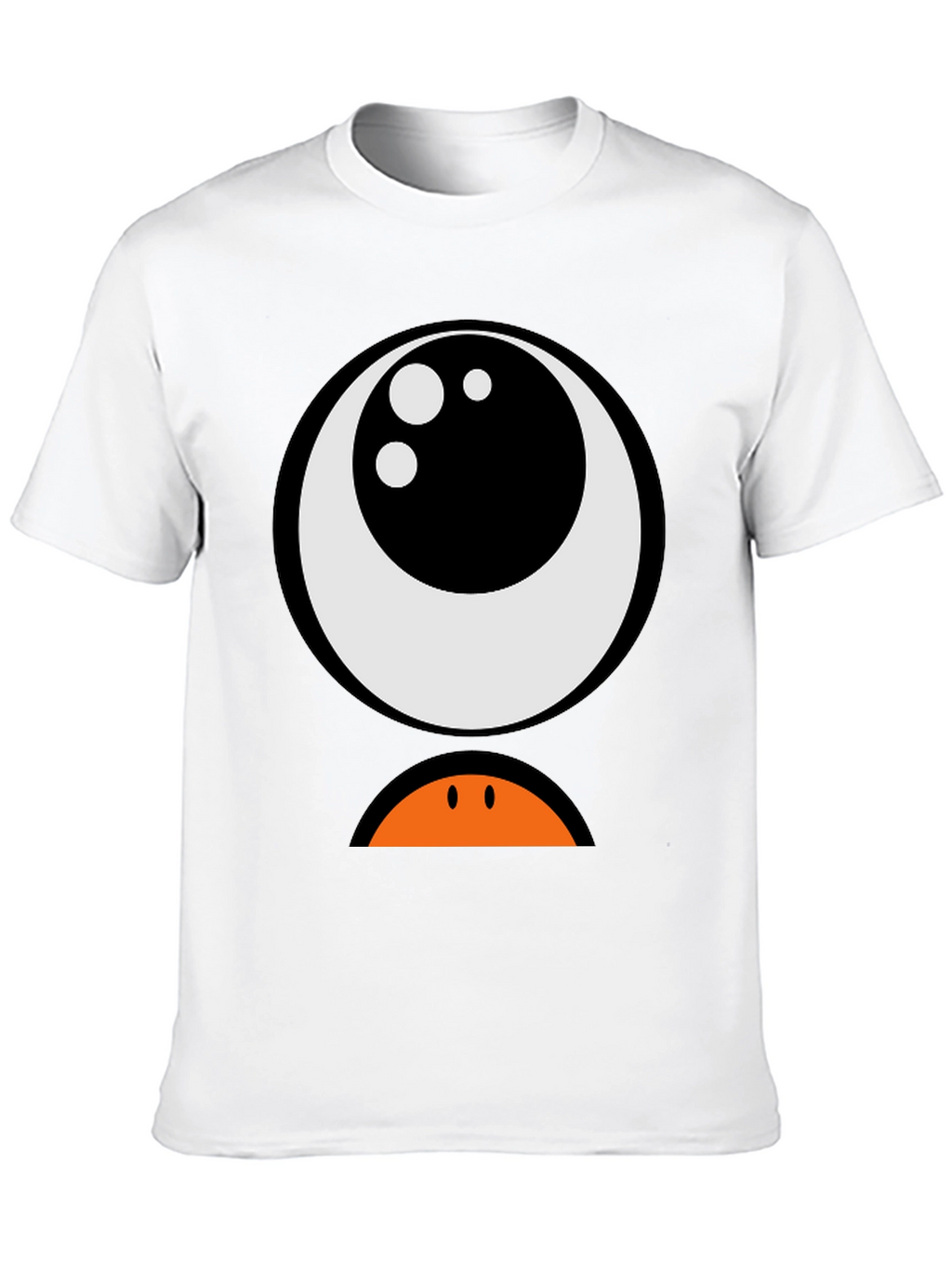 Cartoon Monster Eye Graphic T-Shirt