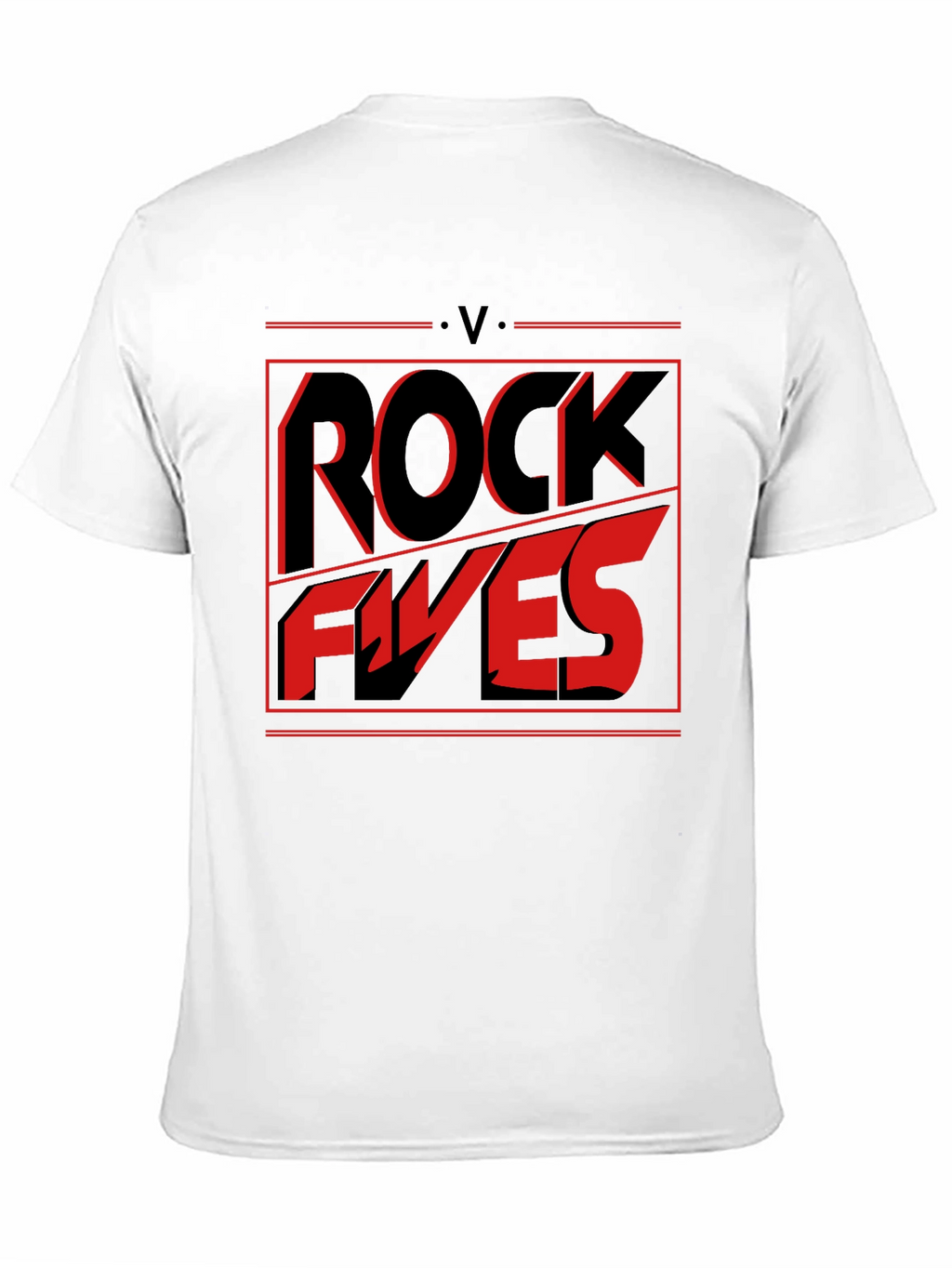 Rock Fives Graphic Tee - Black