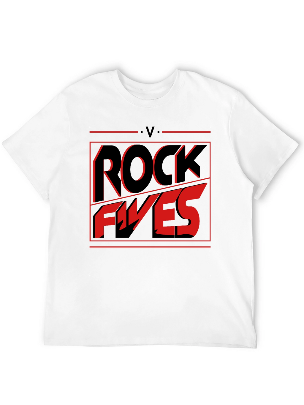Rock Fives Graphic Tee - Black