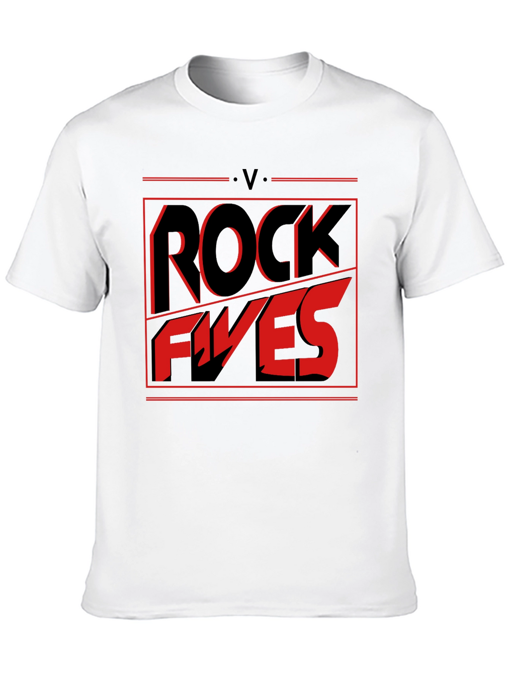 Rock Fives Graphic Tee - Black