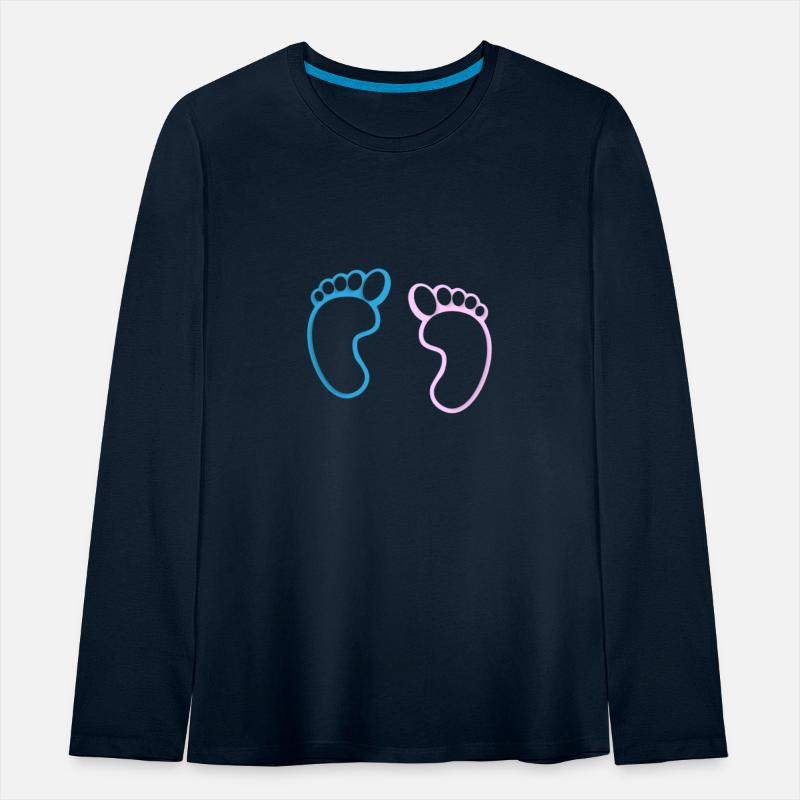 Baby feet silhouette