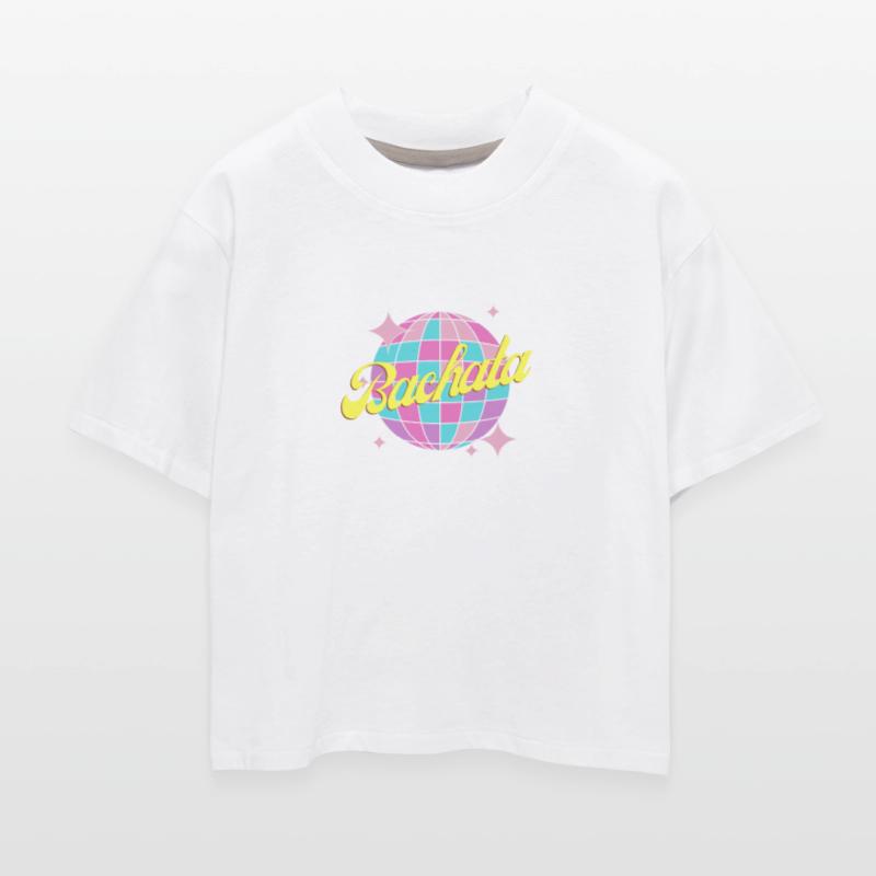 Bachata dance neon color disco ball