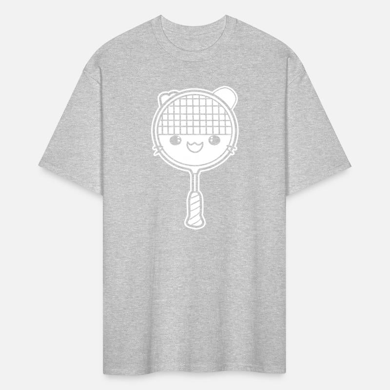Badminton Racket Comic Style